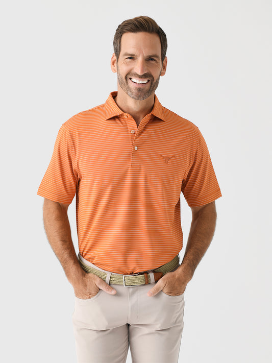 Peter Millar Collegiate Men's Texas Longhorns Hemlock Performance Jersey Polo