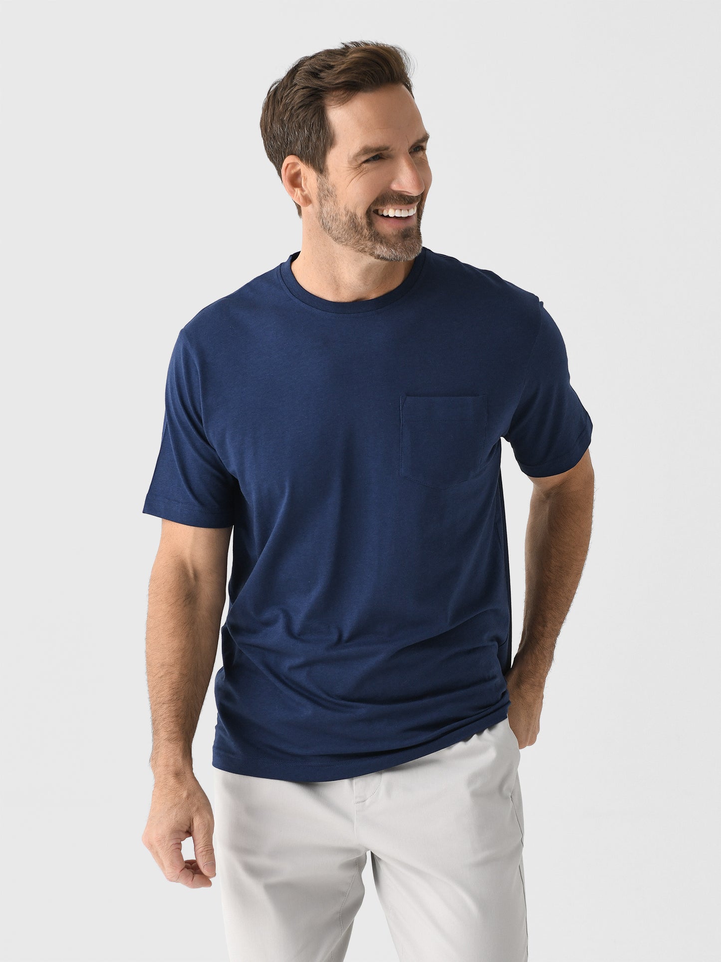 Peter Millar Crown Comfort Men's Short-Sleeve Pocket Tee