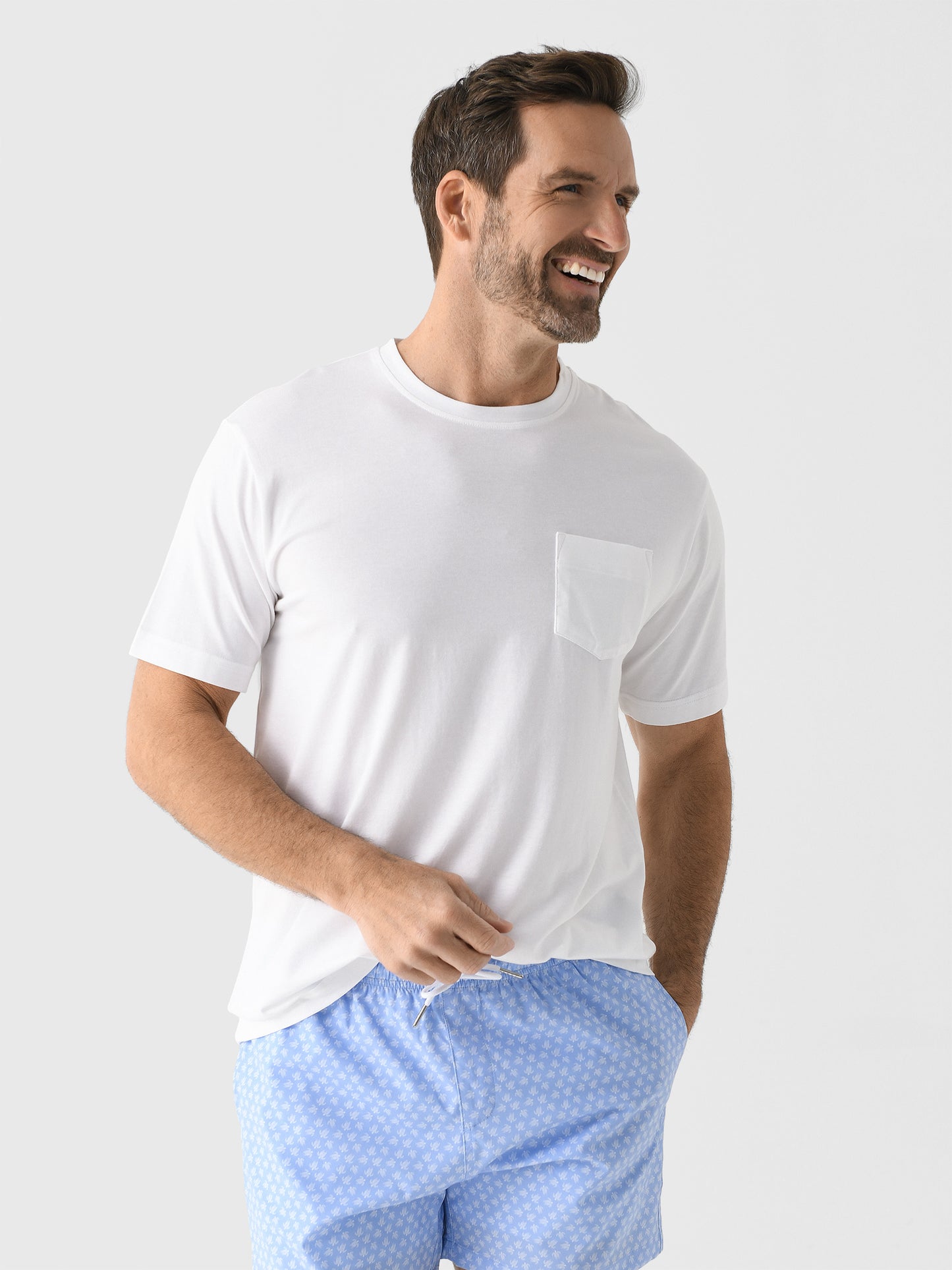 Peter Millar Crown Comfort Men's Short-Sleeve Pocket Tee