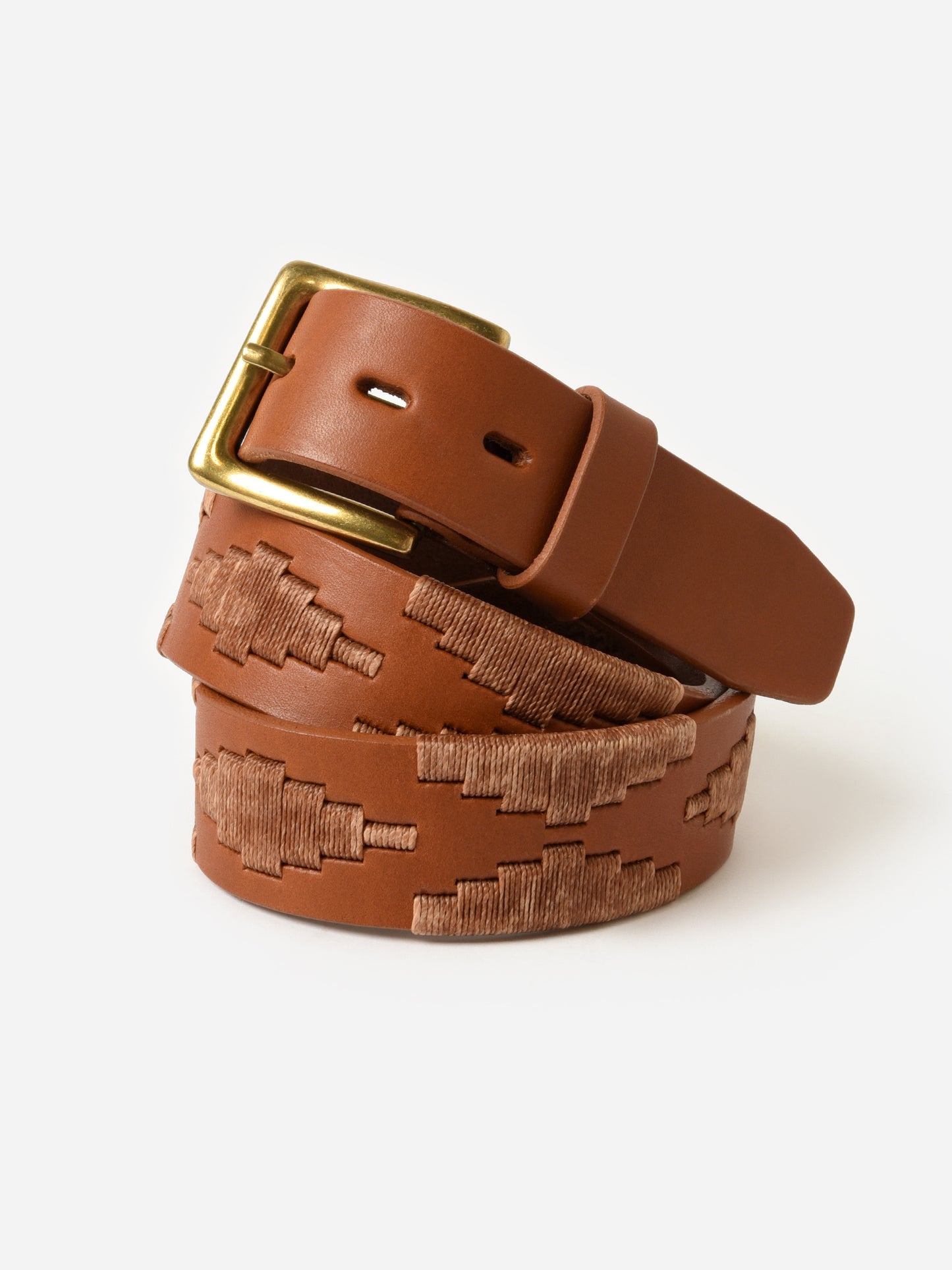 La Matera Men's Limited Edition: Marrón Polo Belt