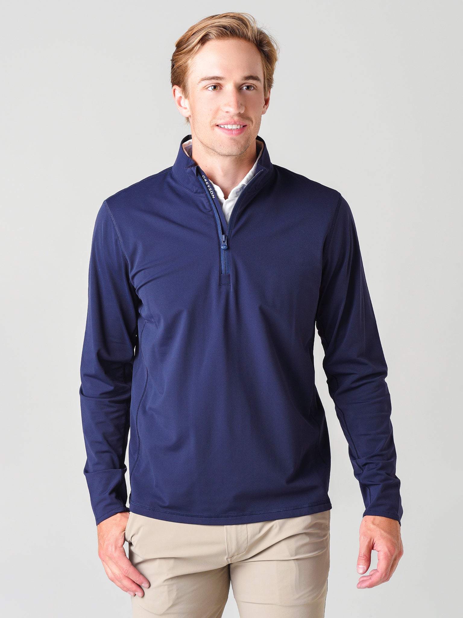 Greyson Men's Tate Mockneck Quarter-Zip – saintbernard.com