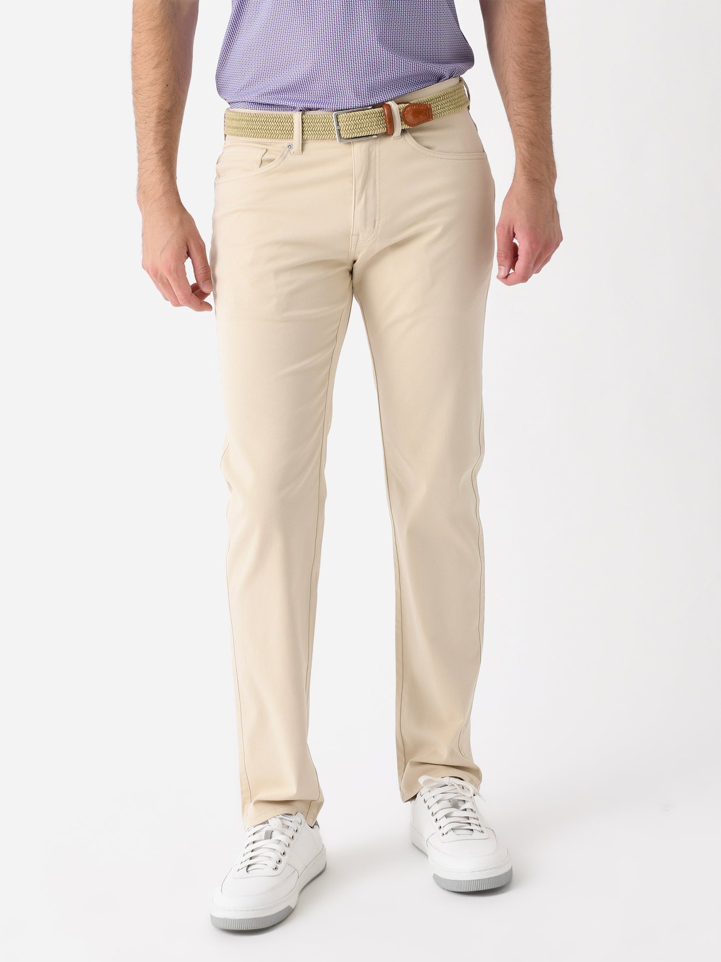 Peter Millar Crown Men's Signature Sateen Five-Pocket Pant