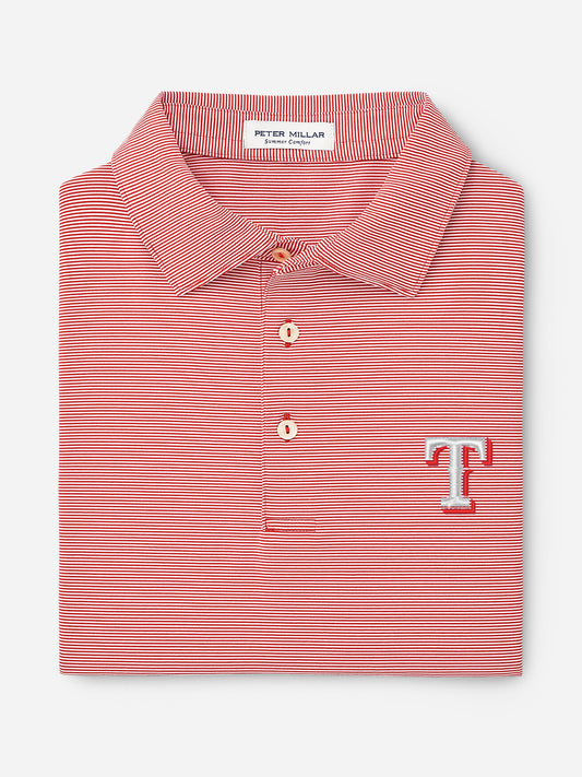 Peter Millar Major League Baseball Men's Texas Rangers Jubilee Stripe Performance Polo