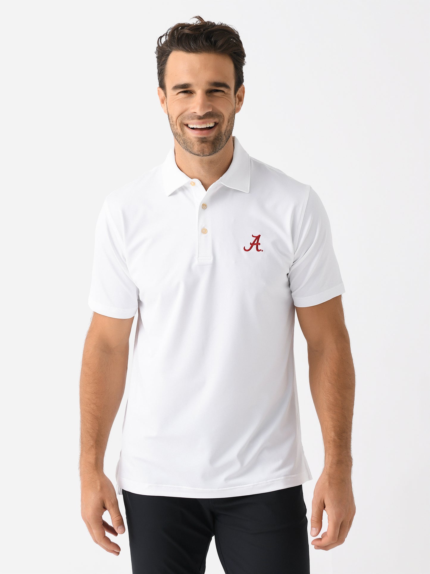 Peter Millar Collegiate Men's Solid Performance Jersey Polo