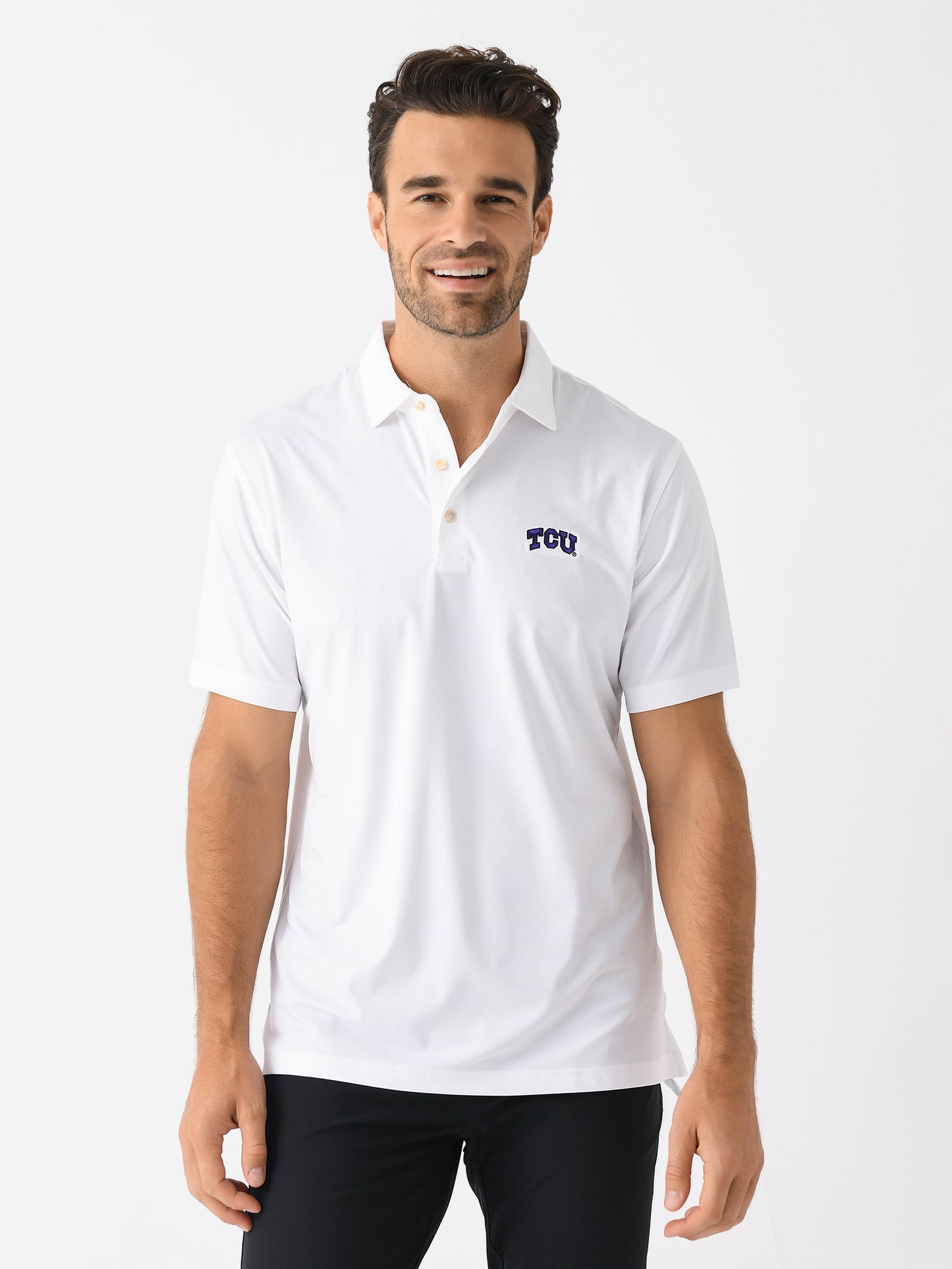 Peter Millar Collegiate Men's Solid Performance Jersey Polo