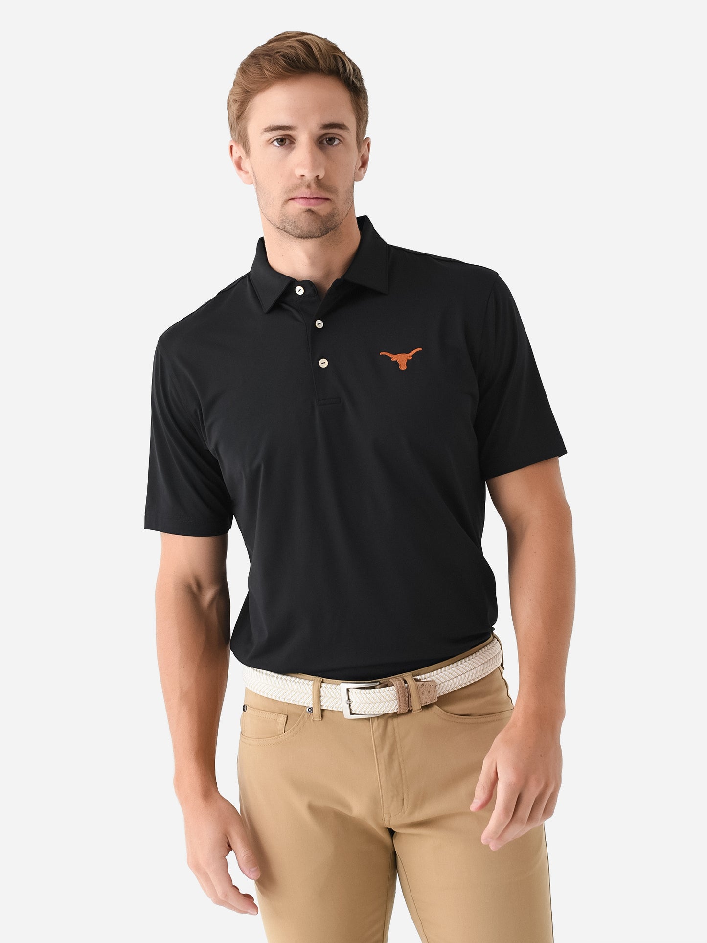 Peter Millar Collegiate Men's Solid Performance Jersey Polo