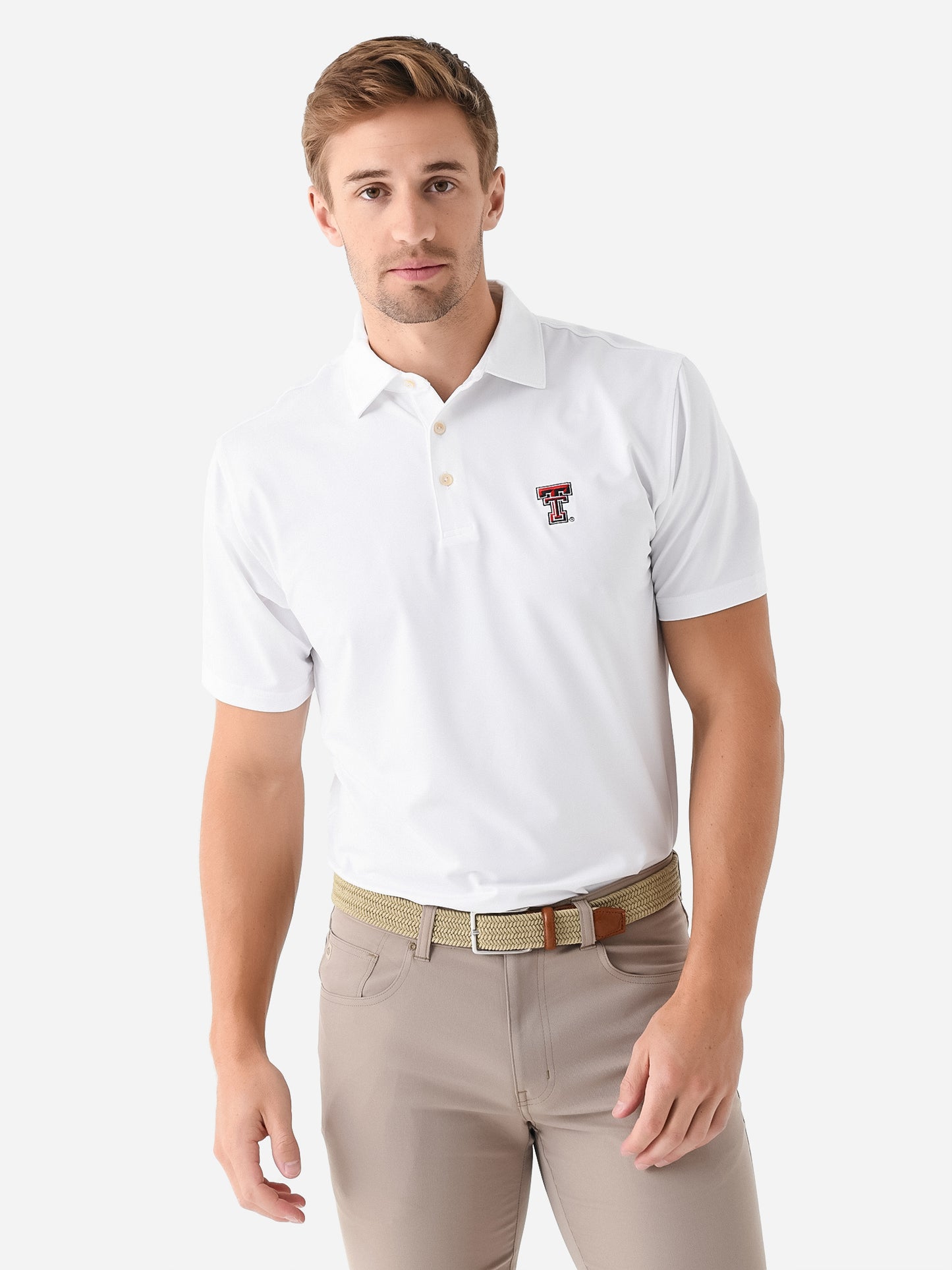 Peter Millar Collegiate Men's Solid Performance Jersey Polo