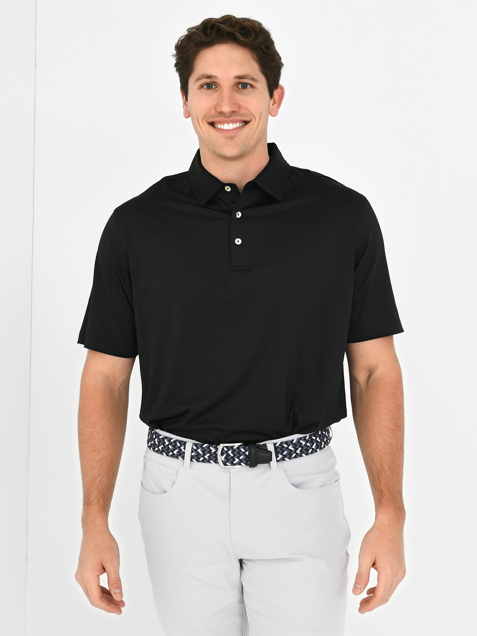 Peter millar black clearance polo