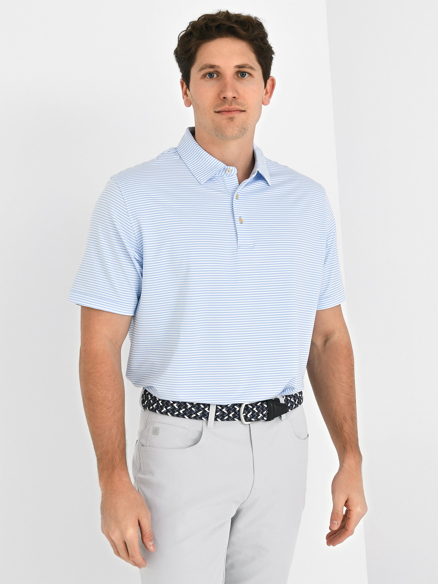 Performance jersey outlet polo shirt