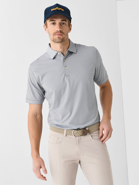 Peter Millar Crown Sport Men's Jubilee Stripe Performance Omni Polo