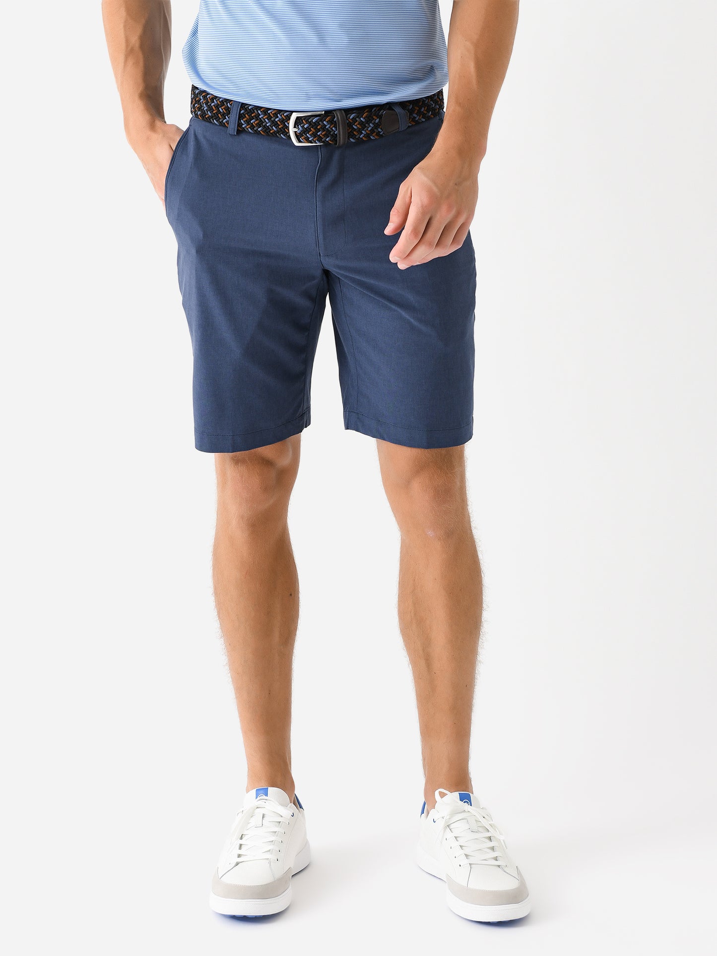 Peter Millar Crown Sport Men's Shackleford Performance Hybrid Short