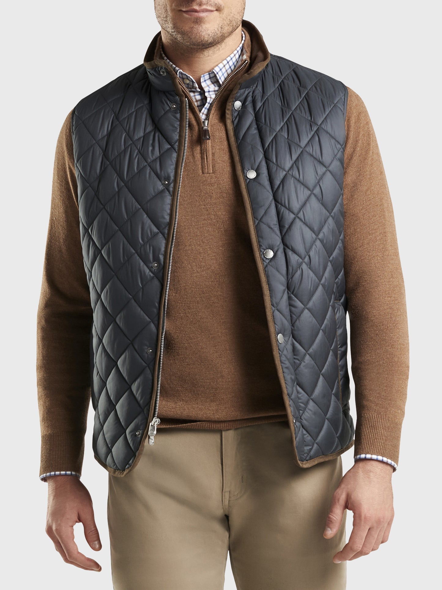 Peter Millar Crown Men's Essex Quilted Travel Vest