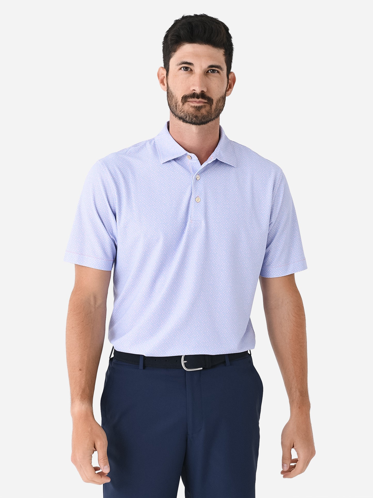 Peter Millar Crown Sport Men's Shirley Performance Mesh Polo