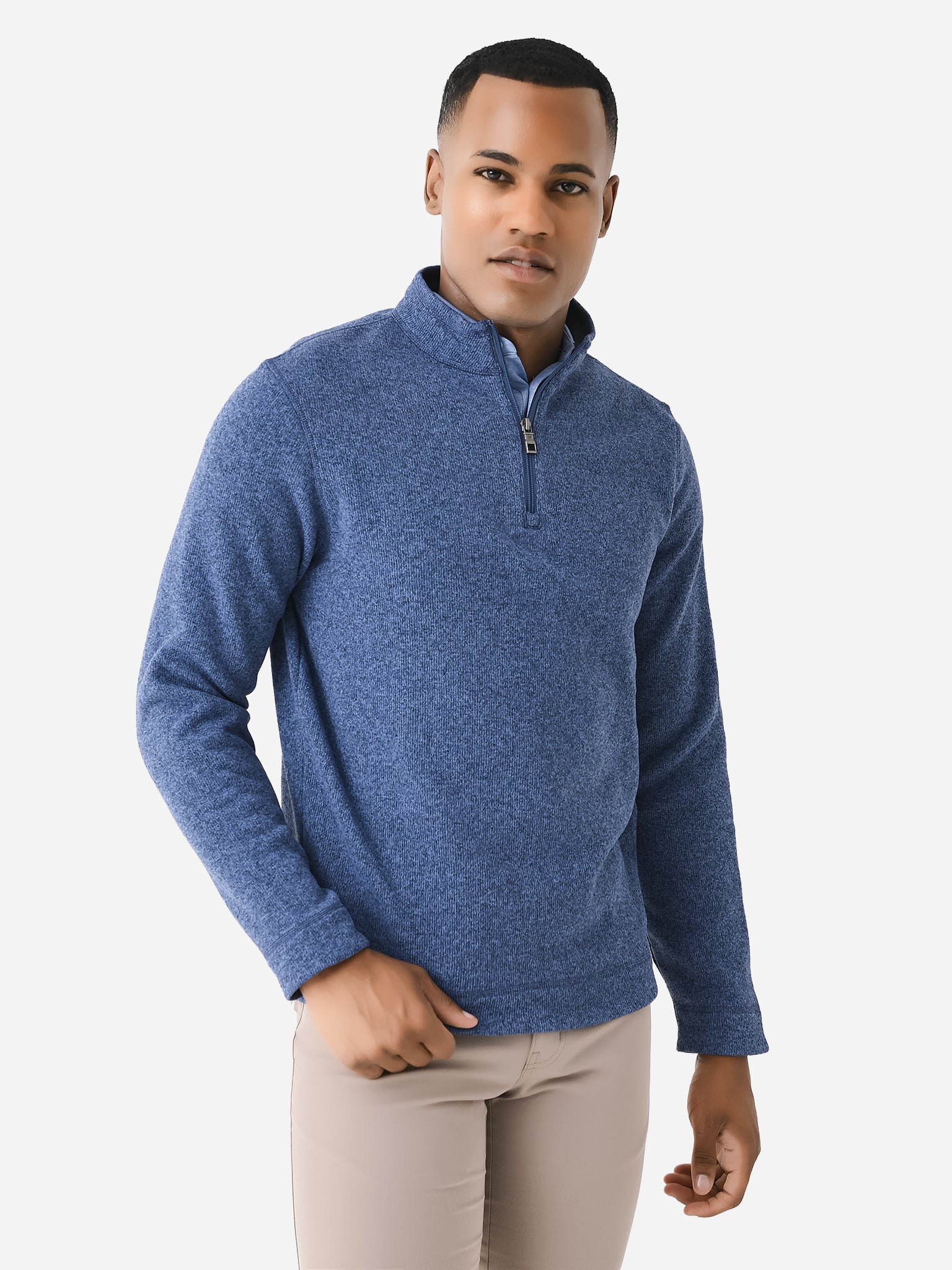 Peter Millar Crown Men's Crown Sweater Fleece Quarter-Zip ...