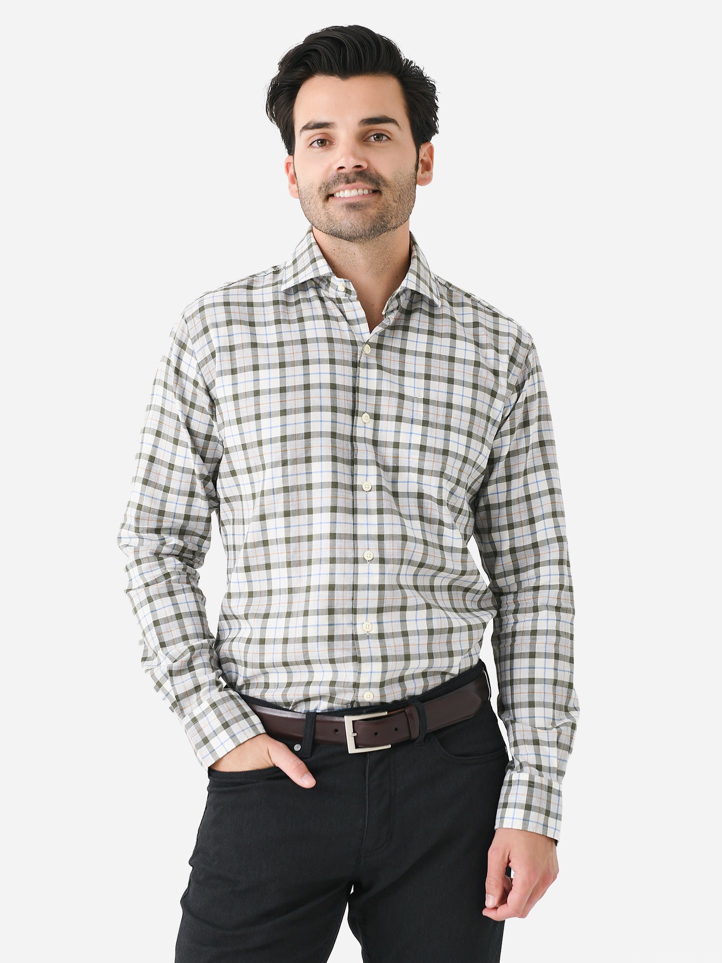 Peter Millar Crown Men's Alton Cotton Sport Shirt