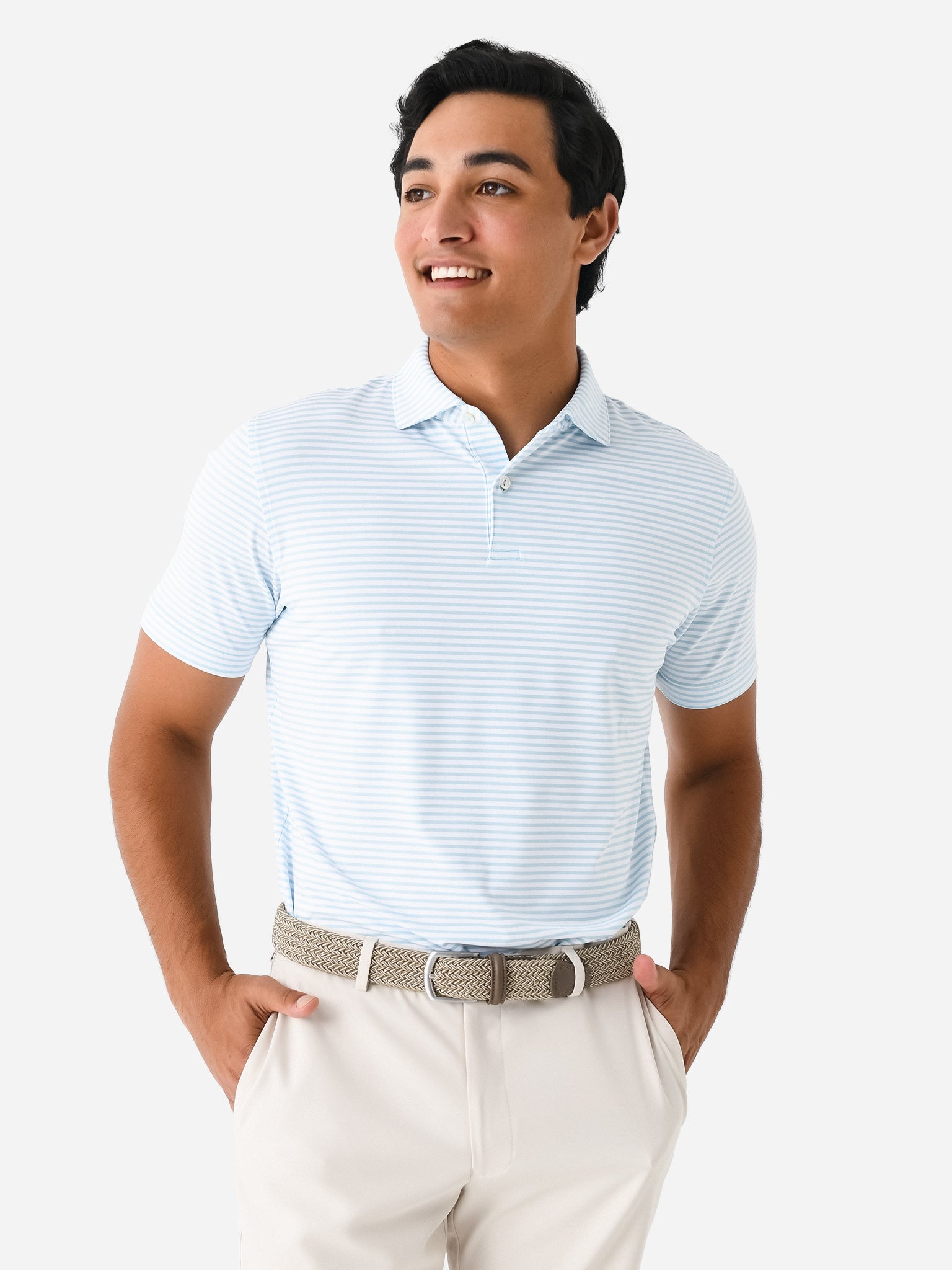 Peter Millar Crown Crafted Men's Sawyer Performance Jersey Polo ...