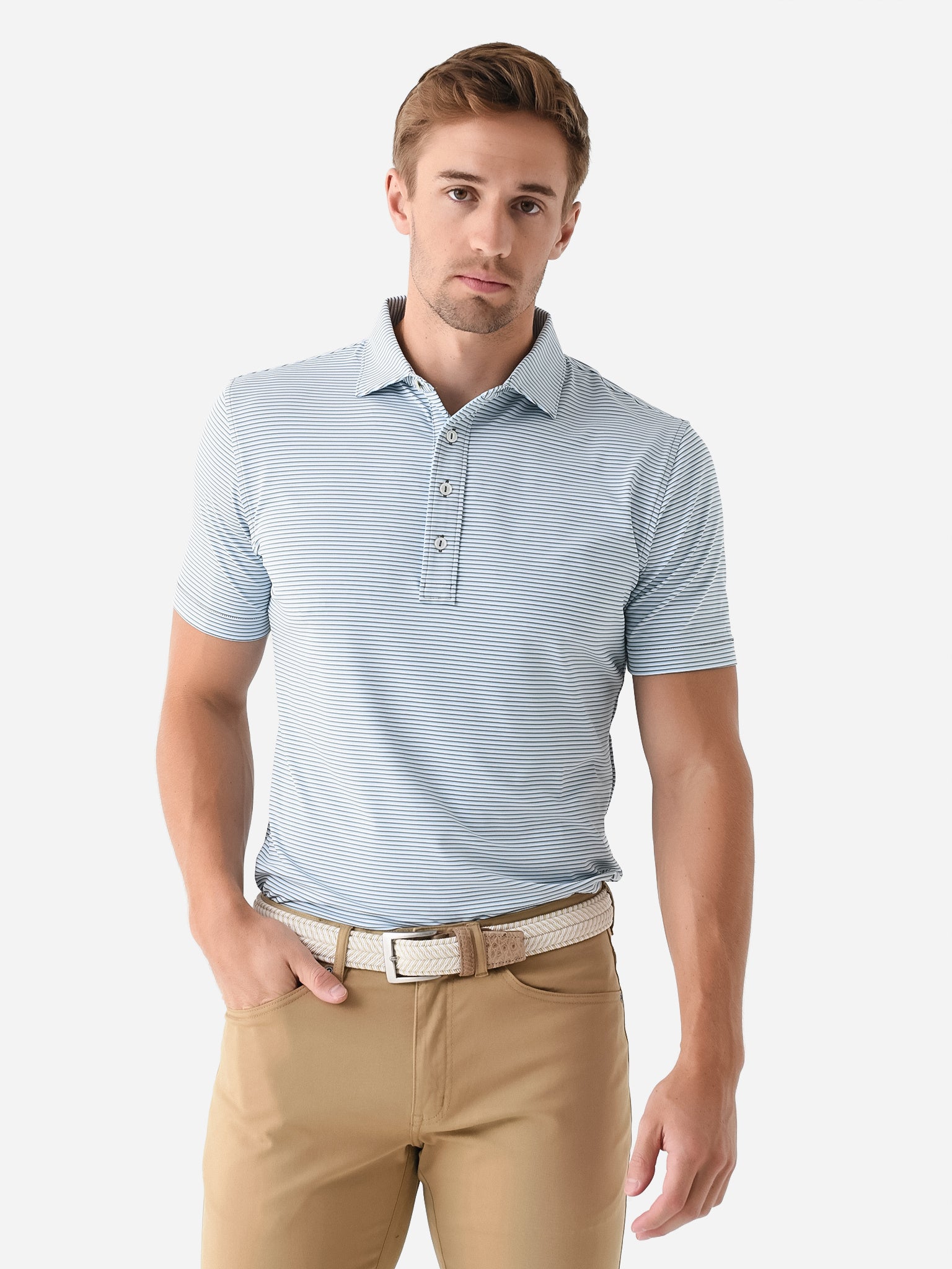 Peter Millar Crown Crafted Men's Ezra Performance Jersey Polo | $110.00 ...