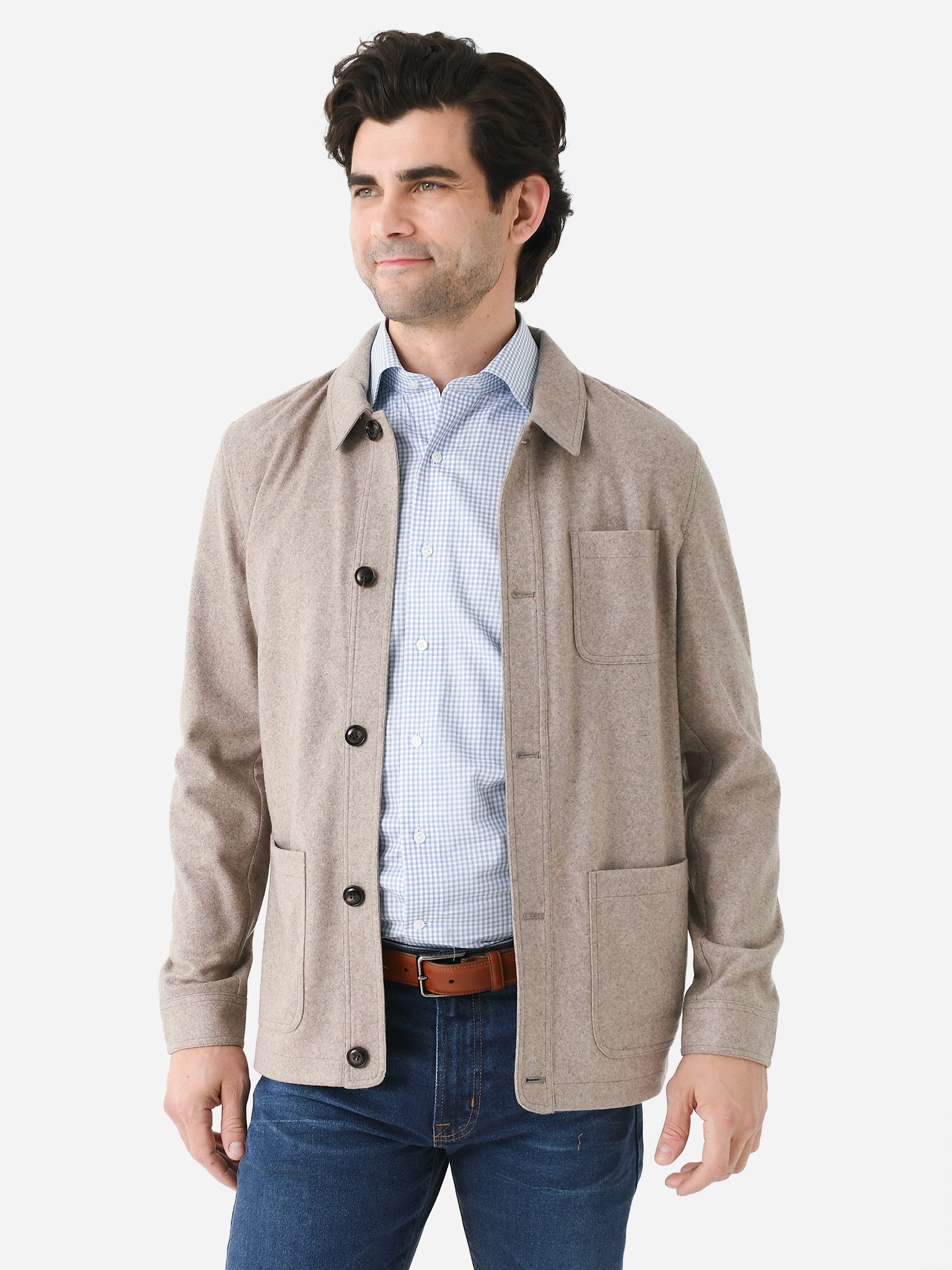 Peter Millar Crown Crafted Men's Artisan Crafted Cashmere Chore Coat