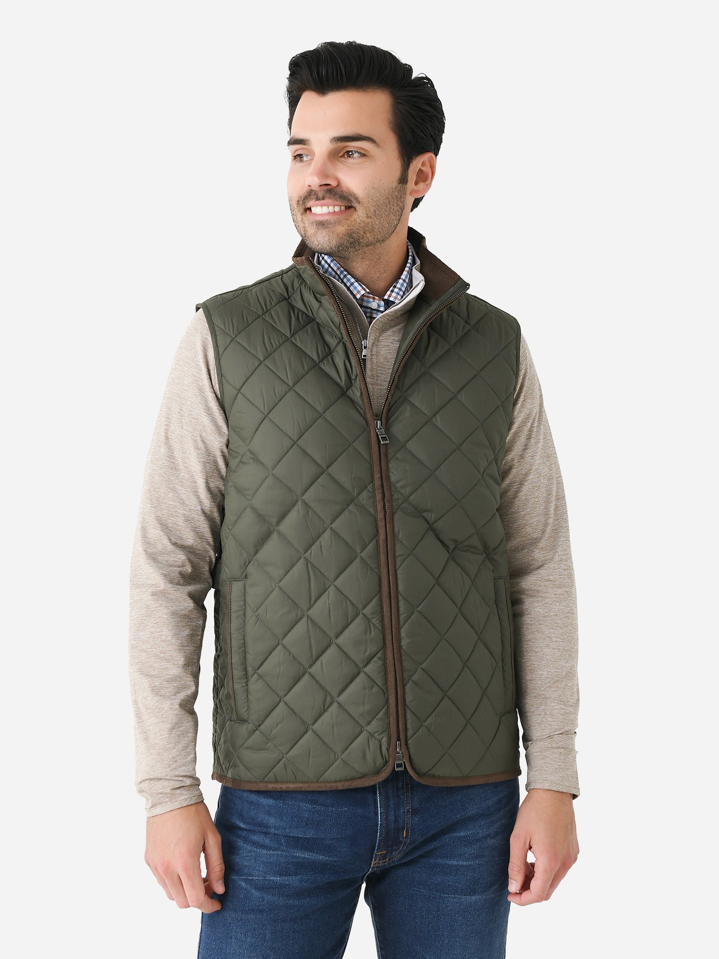 Peter Millar Crown Men's Essex Quilted Travel Vest