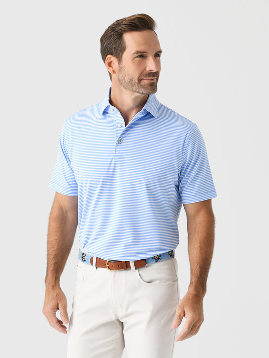 Peter Millar Crown Sport Men's Cedar Performance Jersey Polo