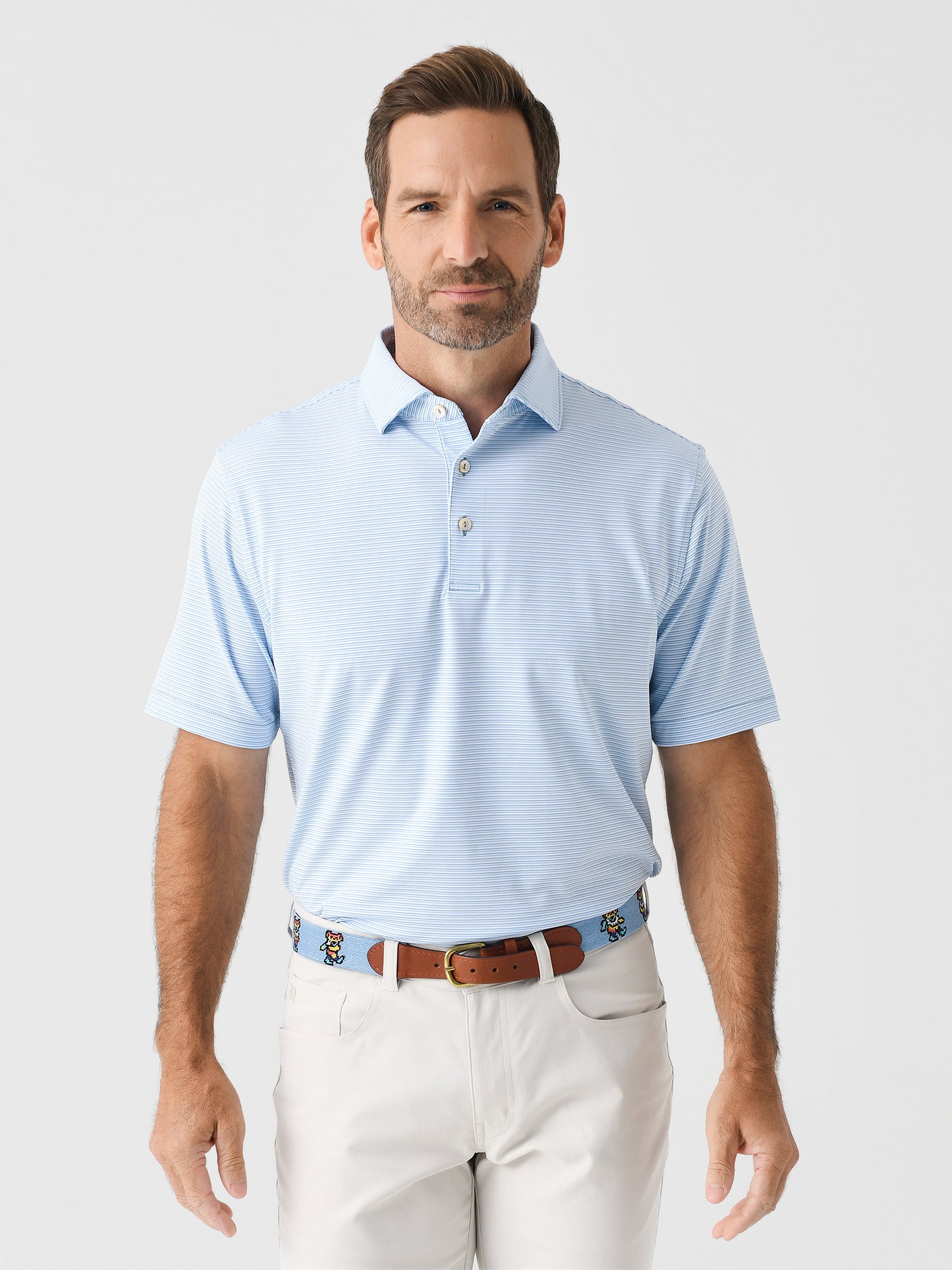 Peter Millar Crown Sport Men's Hanover Performance Jersey Polo