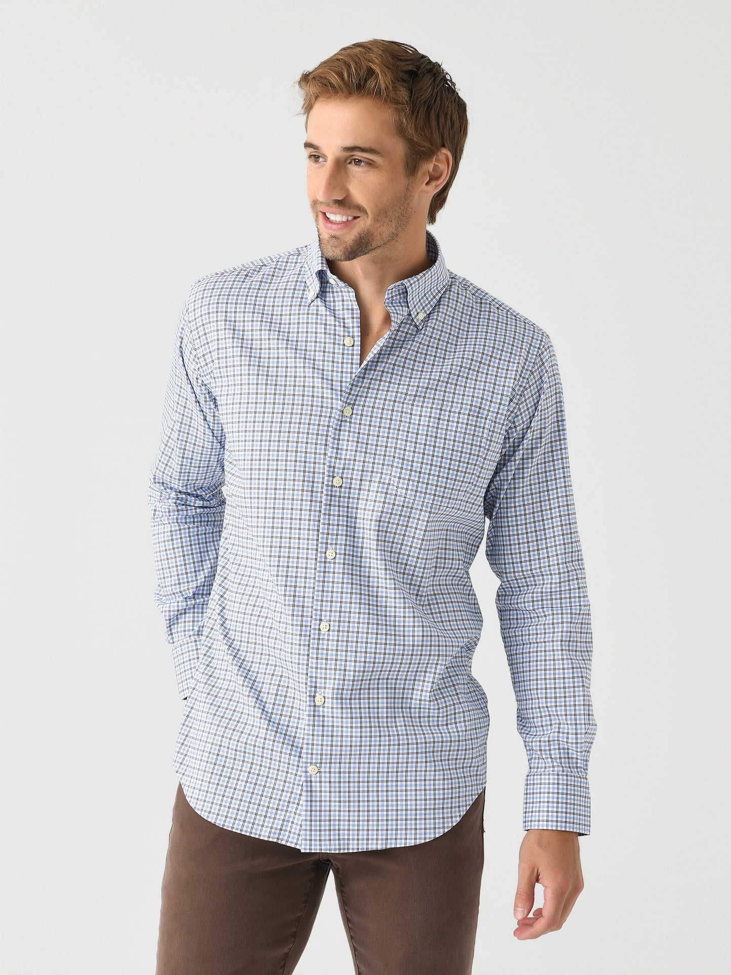 Peter Millar Crown Men's Hamilton Crown Lite Cotton-Stretch Sport Shirt