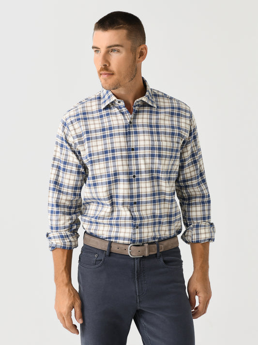 Peter Millar Crown Men's Whistler Cotton Sport Shirt