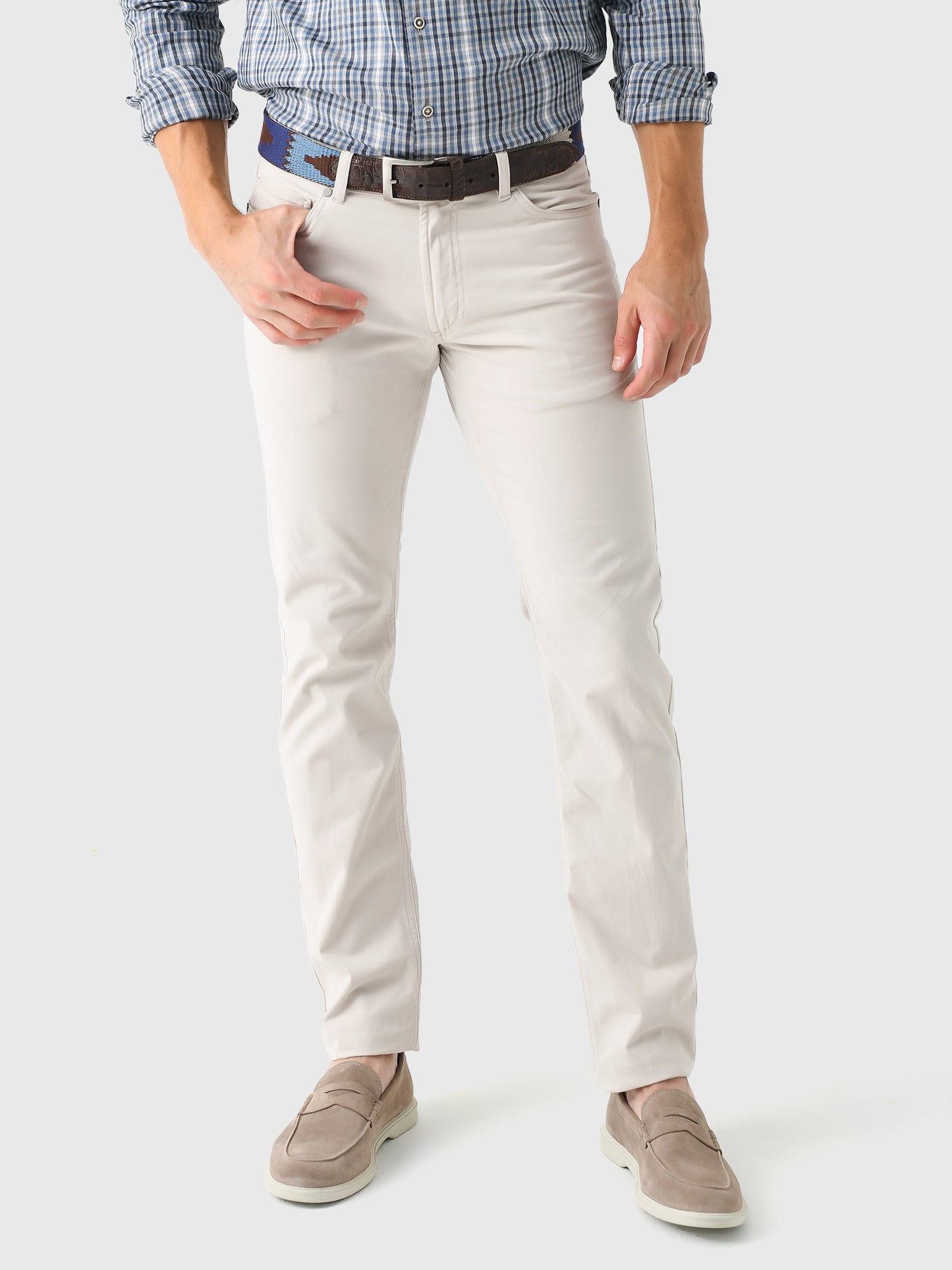 Peter Millar Crown Crafted Men's Delvin Twill Five-Pocket Pant