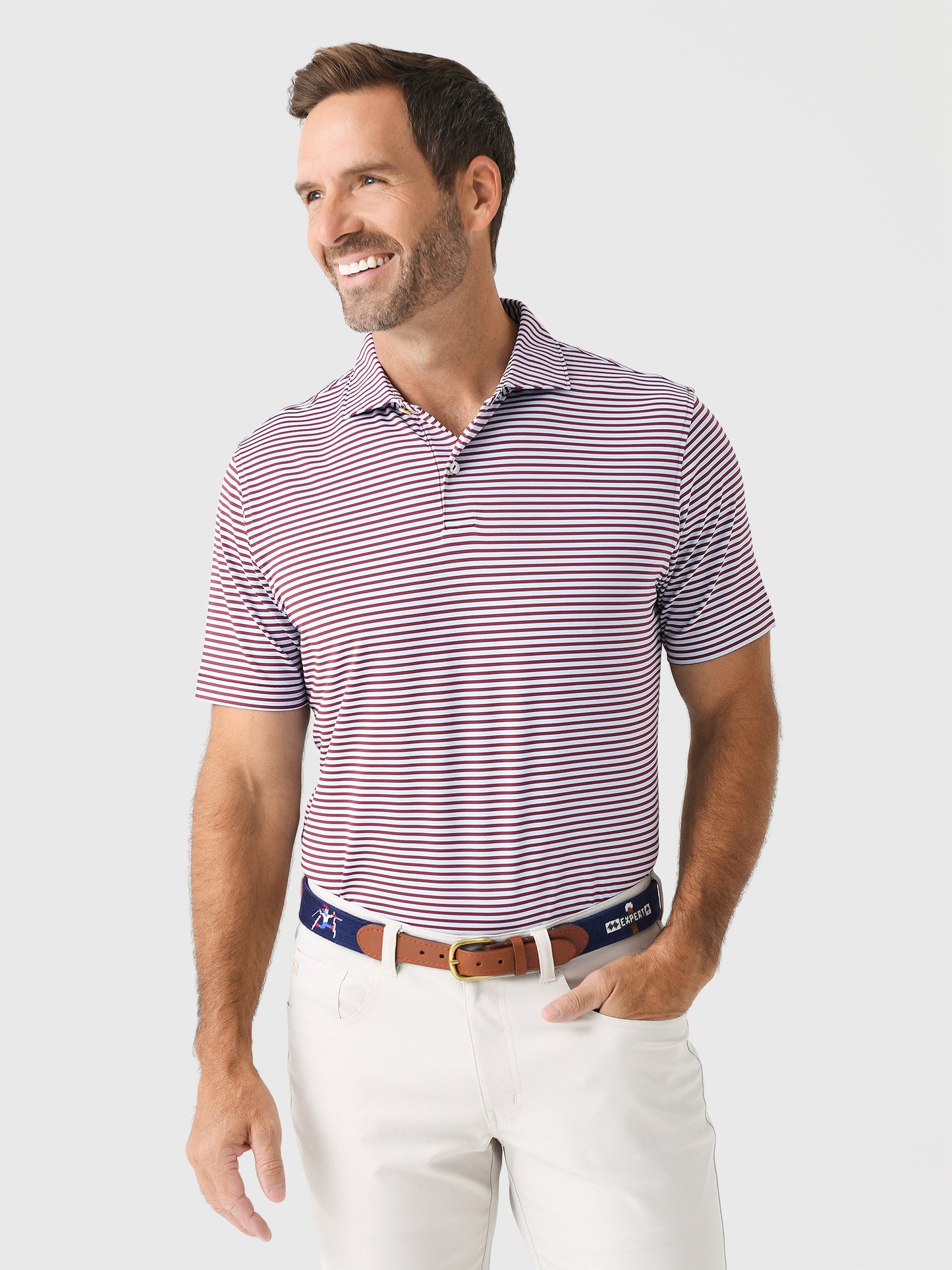 Peter Millar Crown Crafted Men's Sawyer Performance Jersey Polo