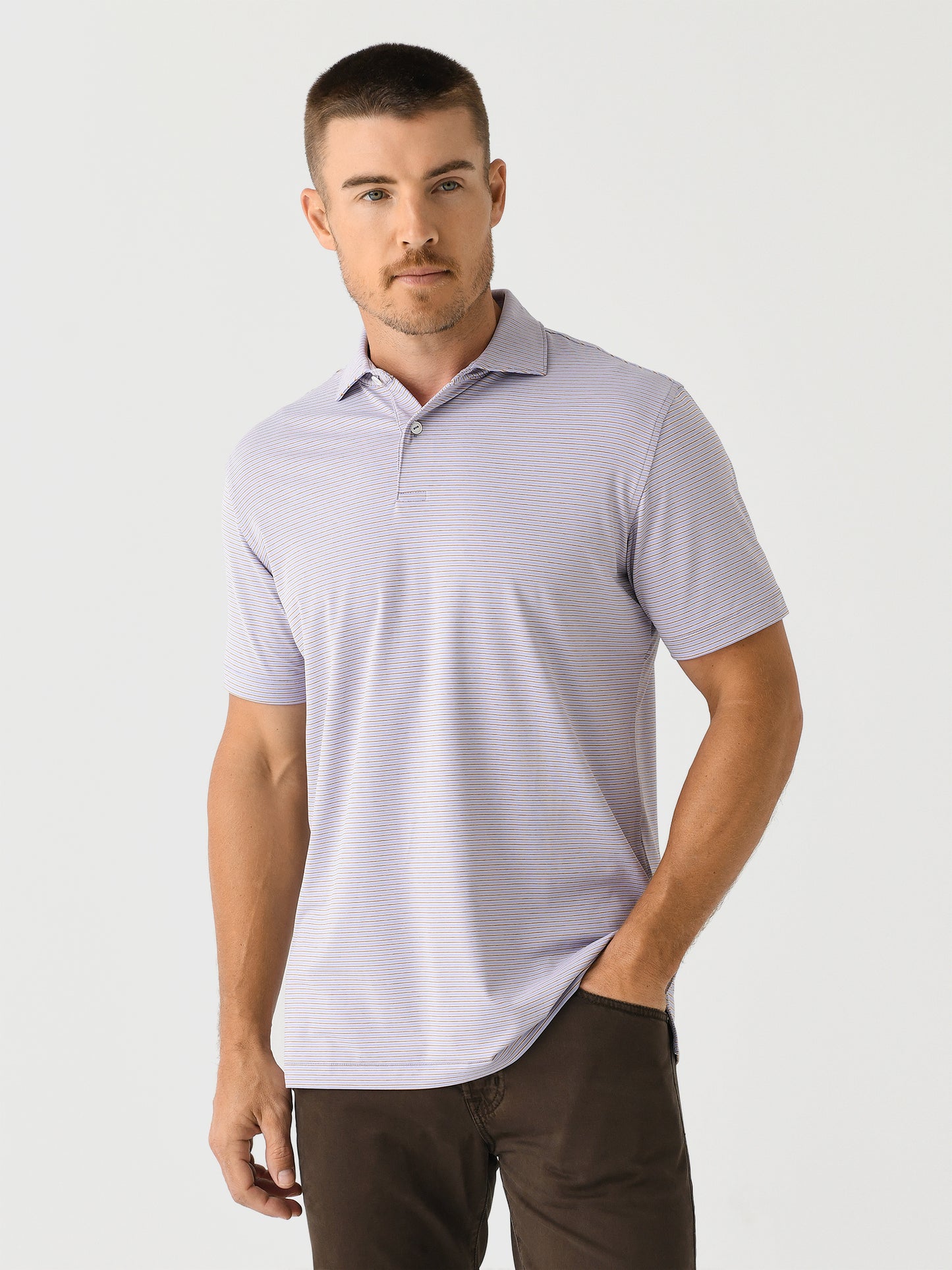 Peter Millar Crown Crafted Men's Ambrose Performance Jersey Polo