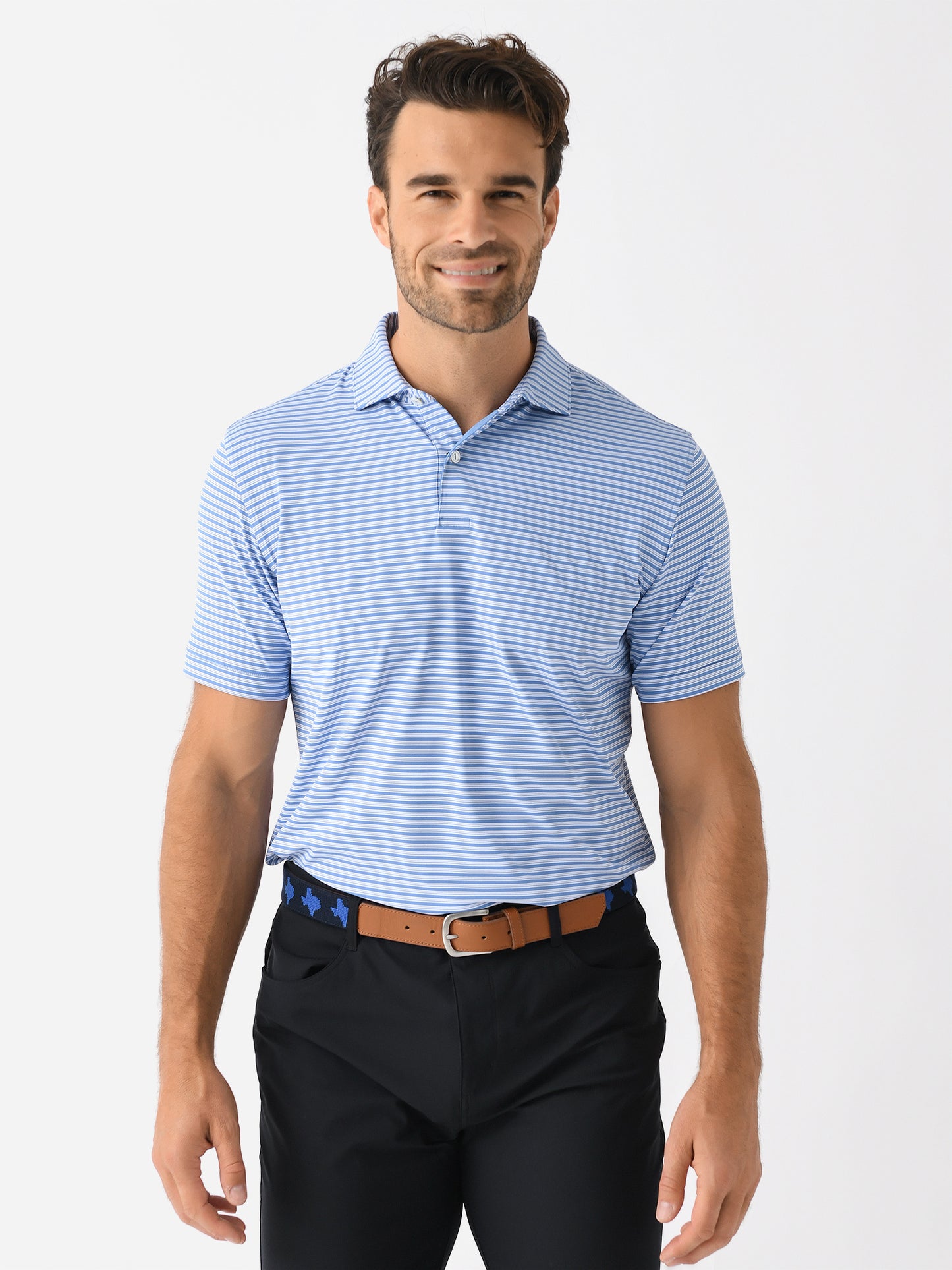 Peter Millar Crown Crafted Men's Bowen Performance Jersey Polo