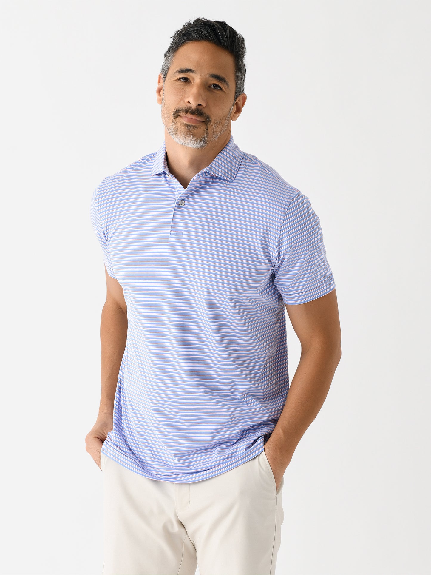 Peter Millar Crown Crafted Men's Bowen Performance Jersey Polo