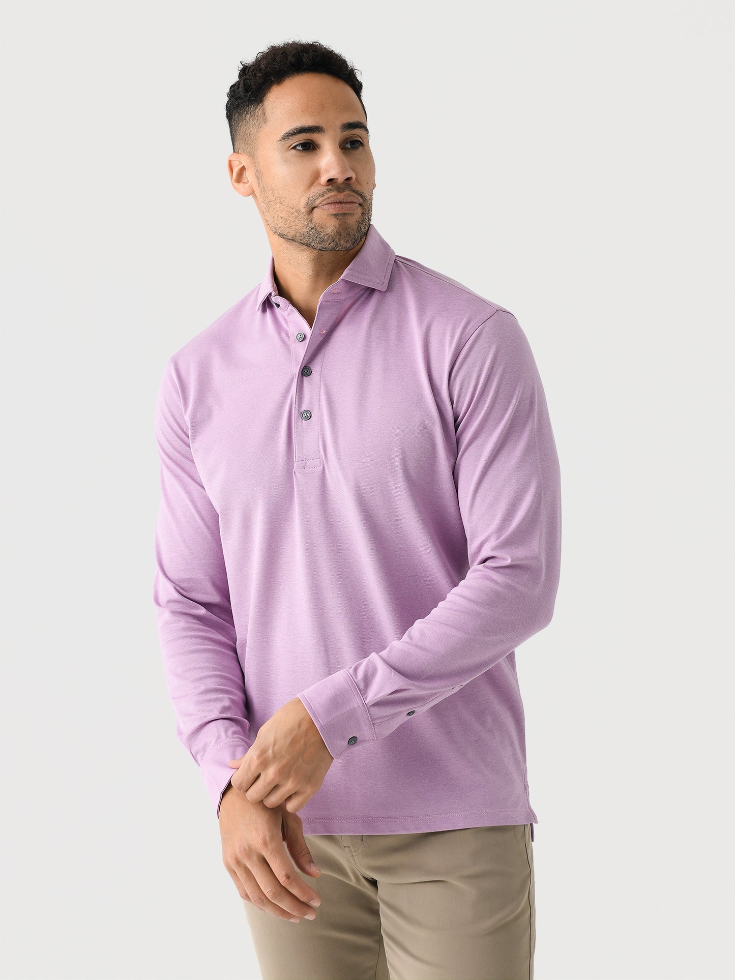 Greyson Men's Omaha Long Sleeve Polo