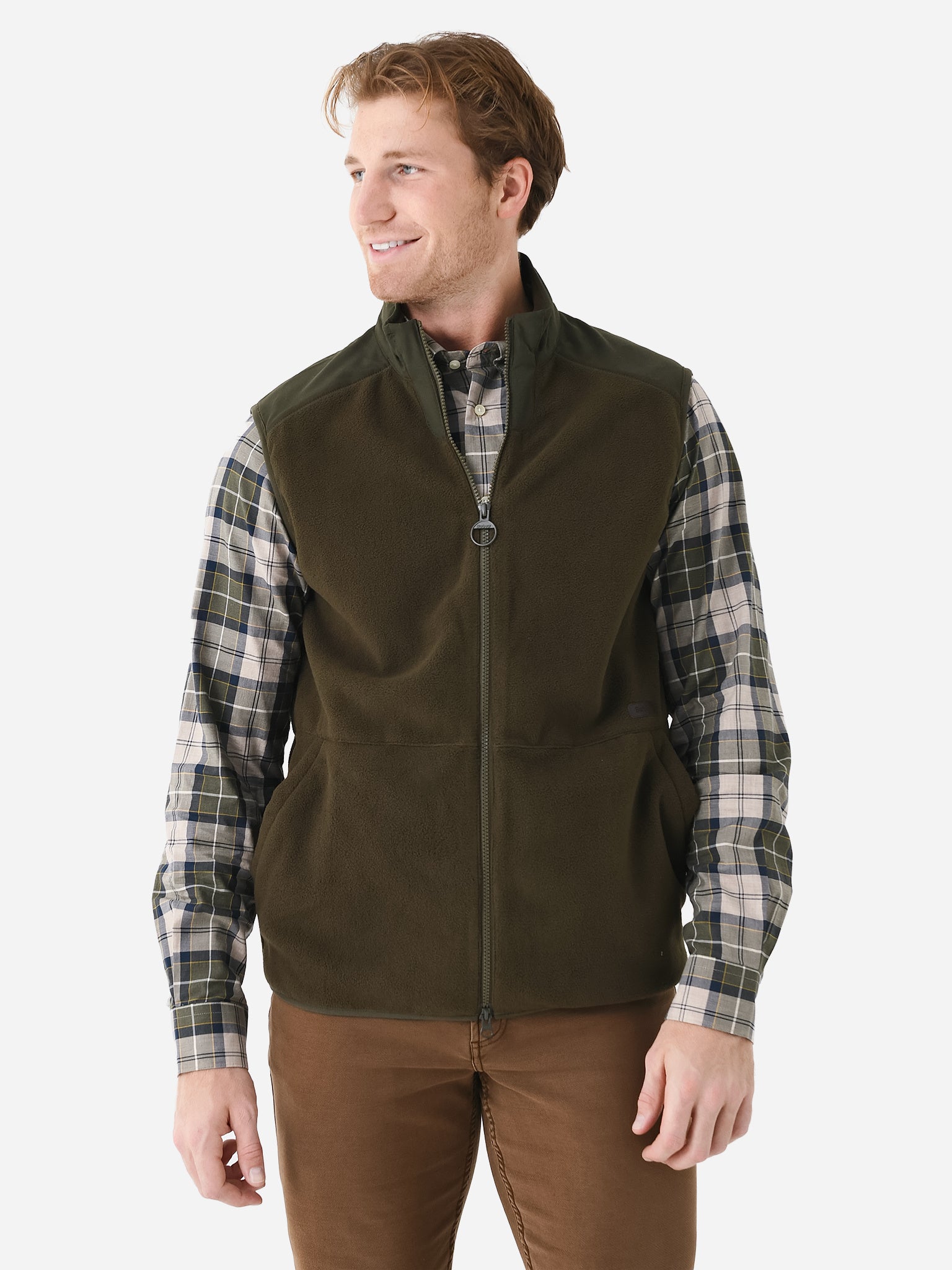 Barbour Men's County Fleece Gilet – saintbernard.com