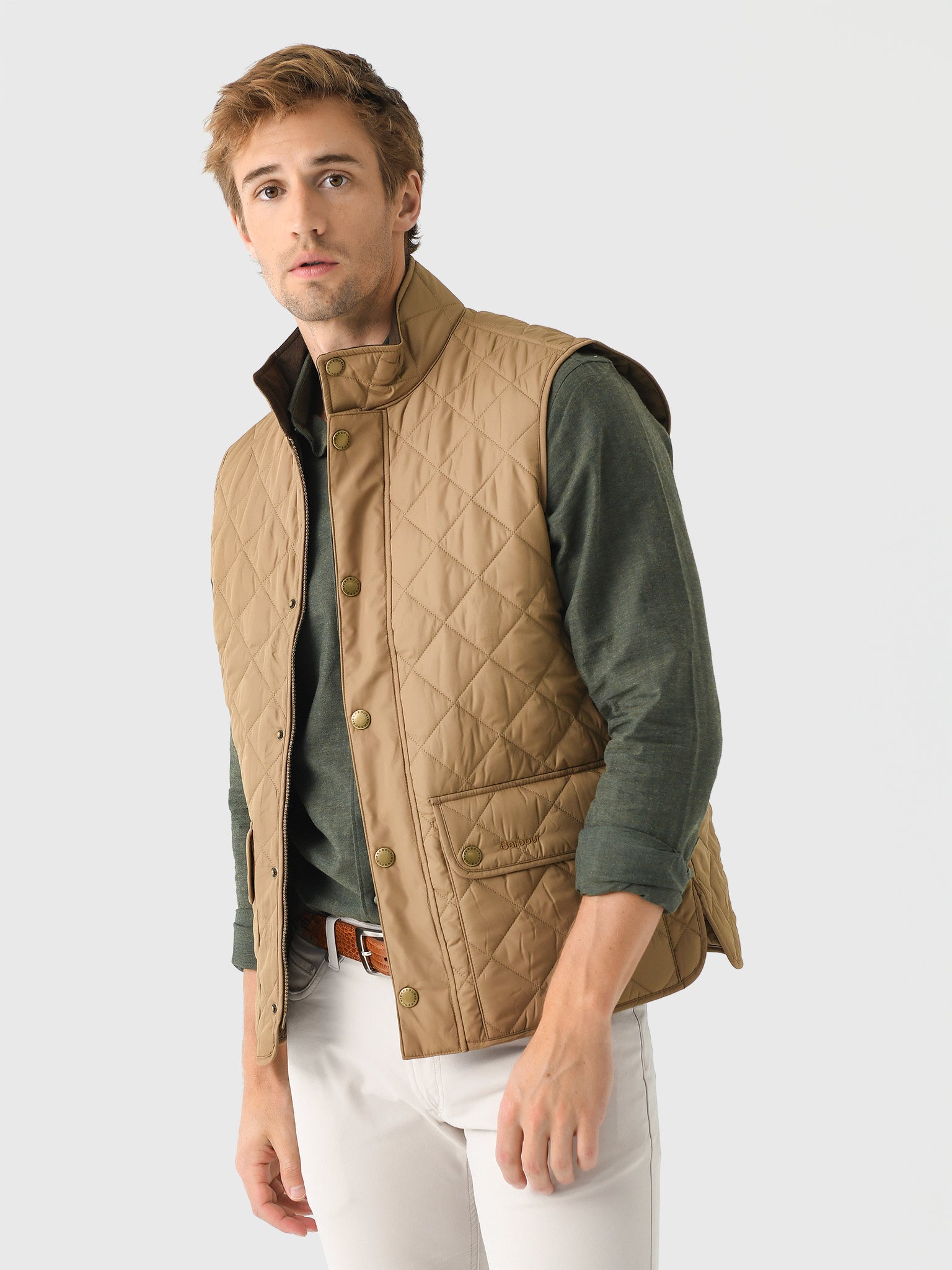 Barbour quilted vest best sale