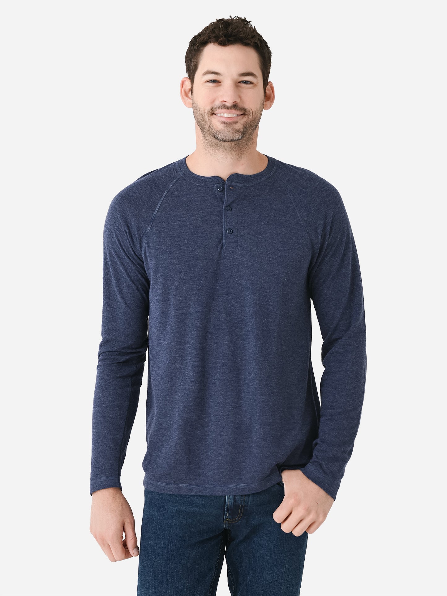 Faherty Brand Men's Cloud Long-Sleeve Henley