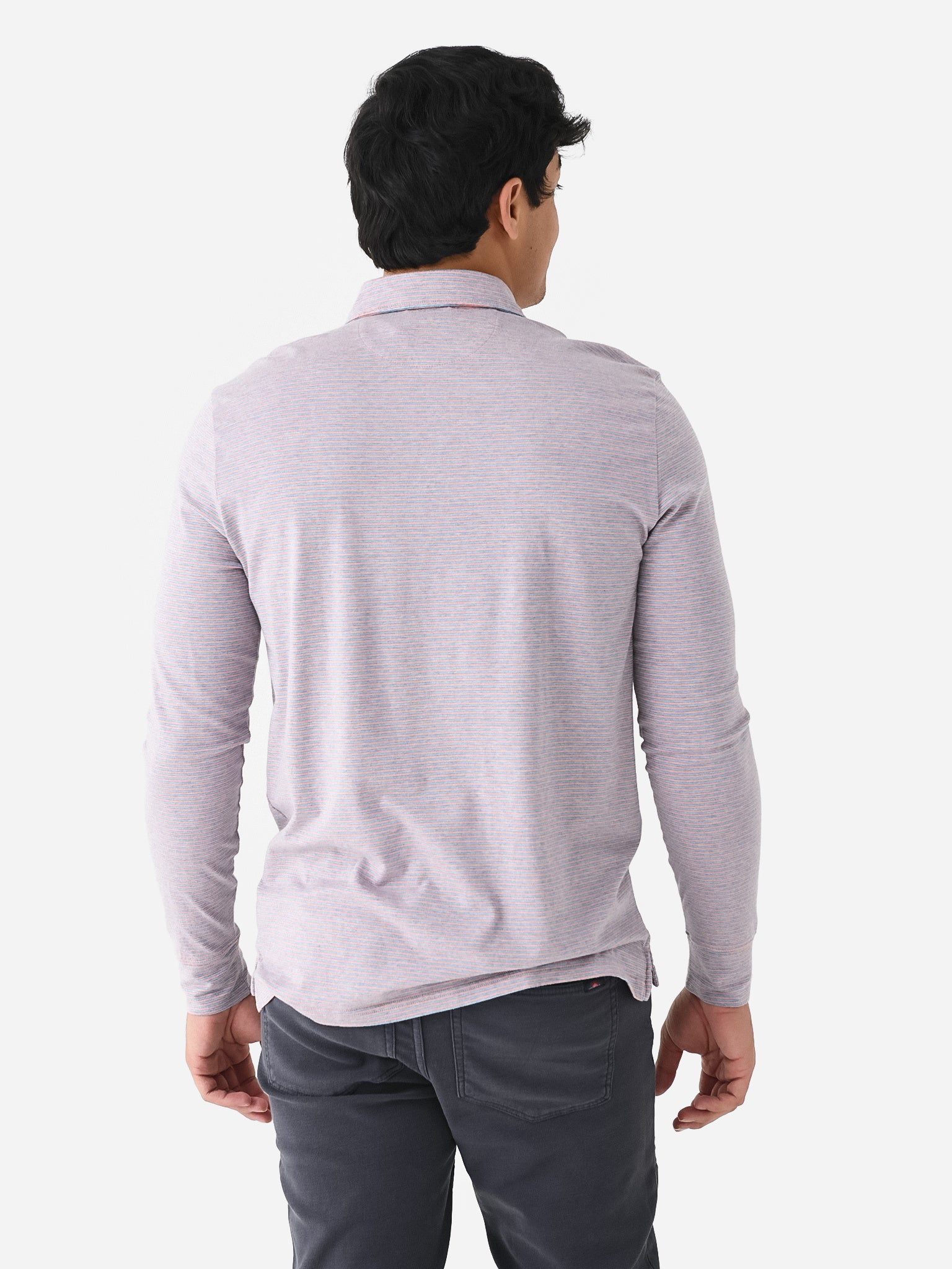 Faherty Brand Men's Movement Long Sleeve Polo –