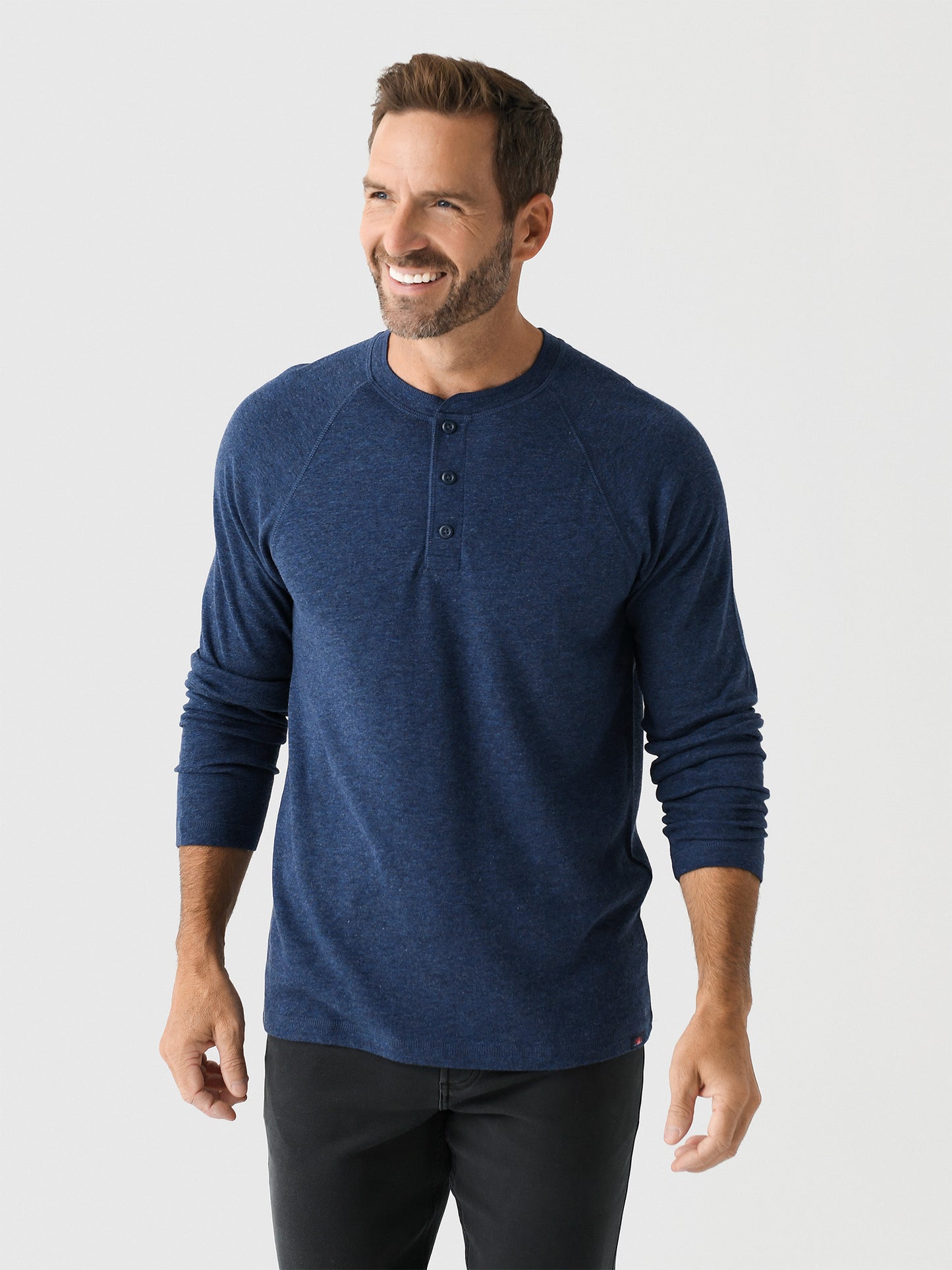 Faherty Brand Men's Long Sleeve Cloud Henley