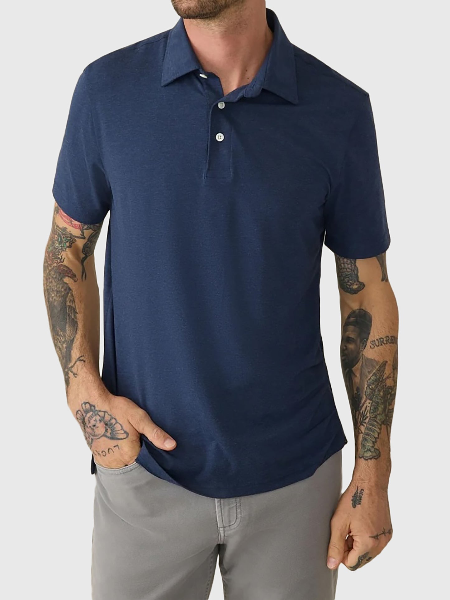 Faherty Brand Men's Short Sleeve Movement Polo