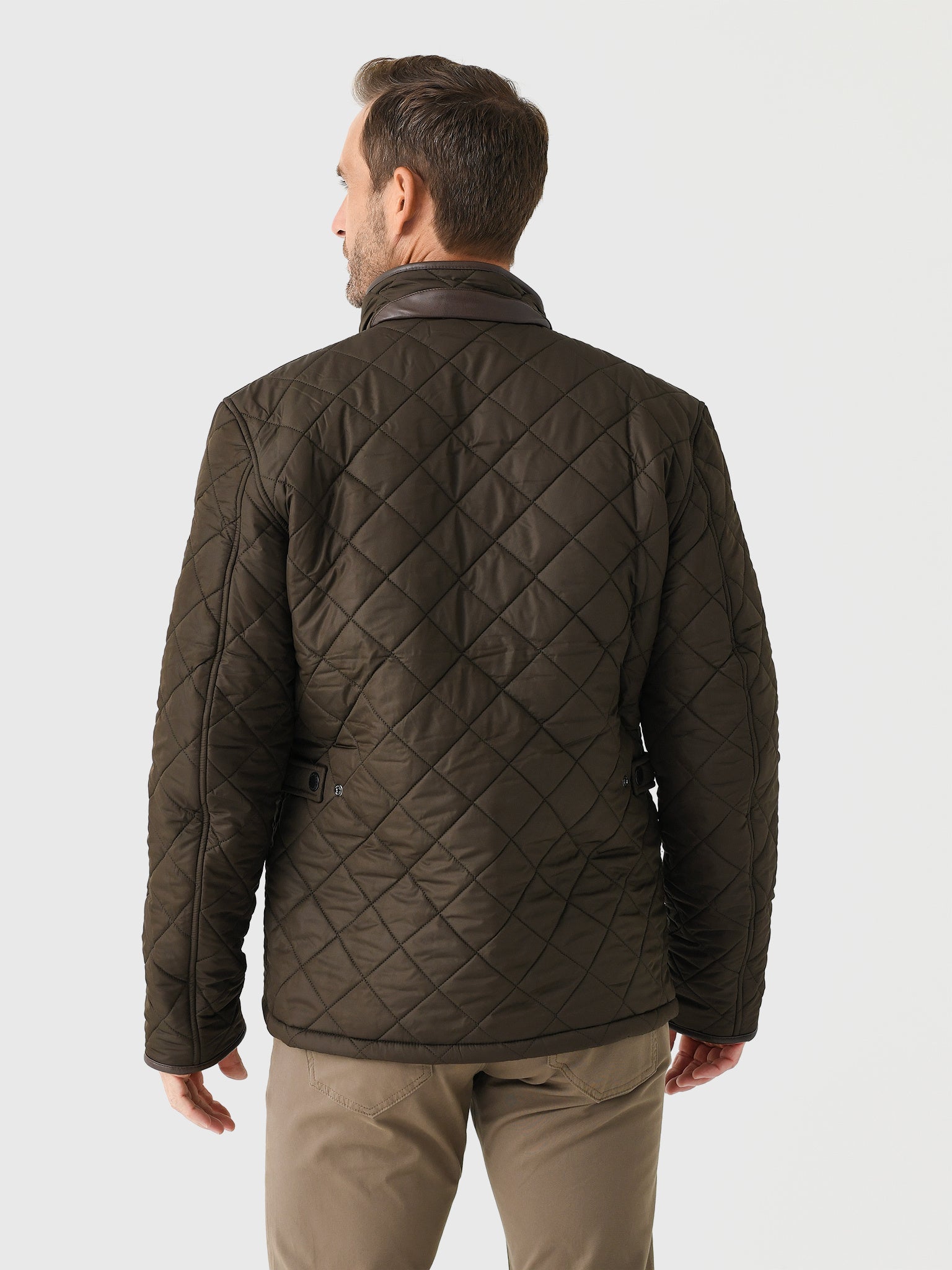 Barbour mens powell quilted jacket best sale