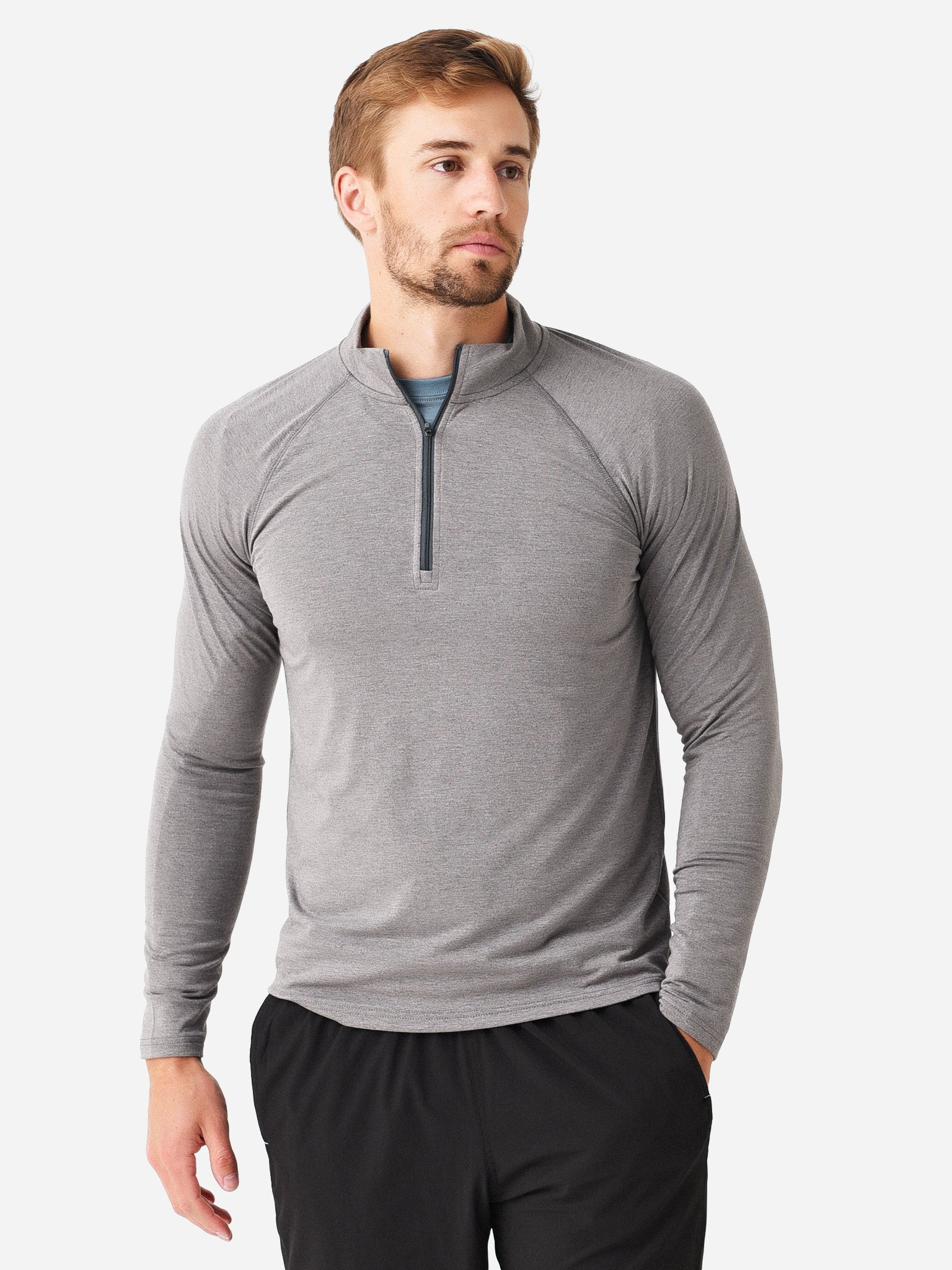 Free Fly Men's Bamboo Flex Quarter-Zip | $78.00 | Saint Bernard