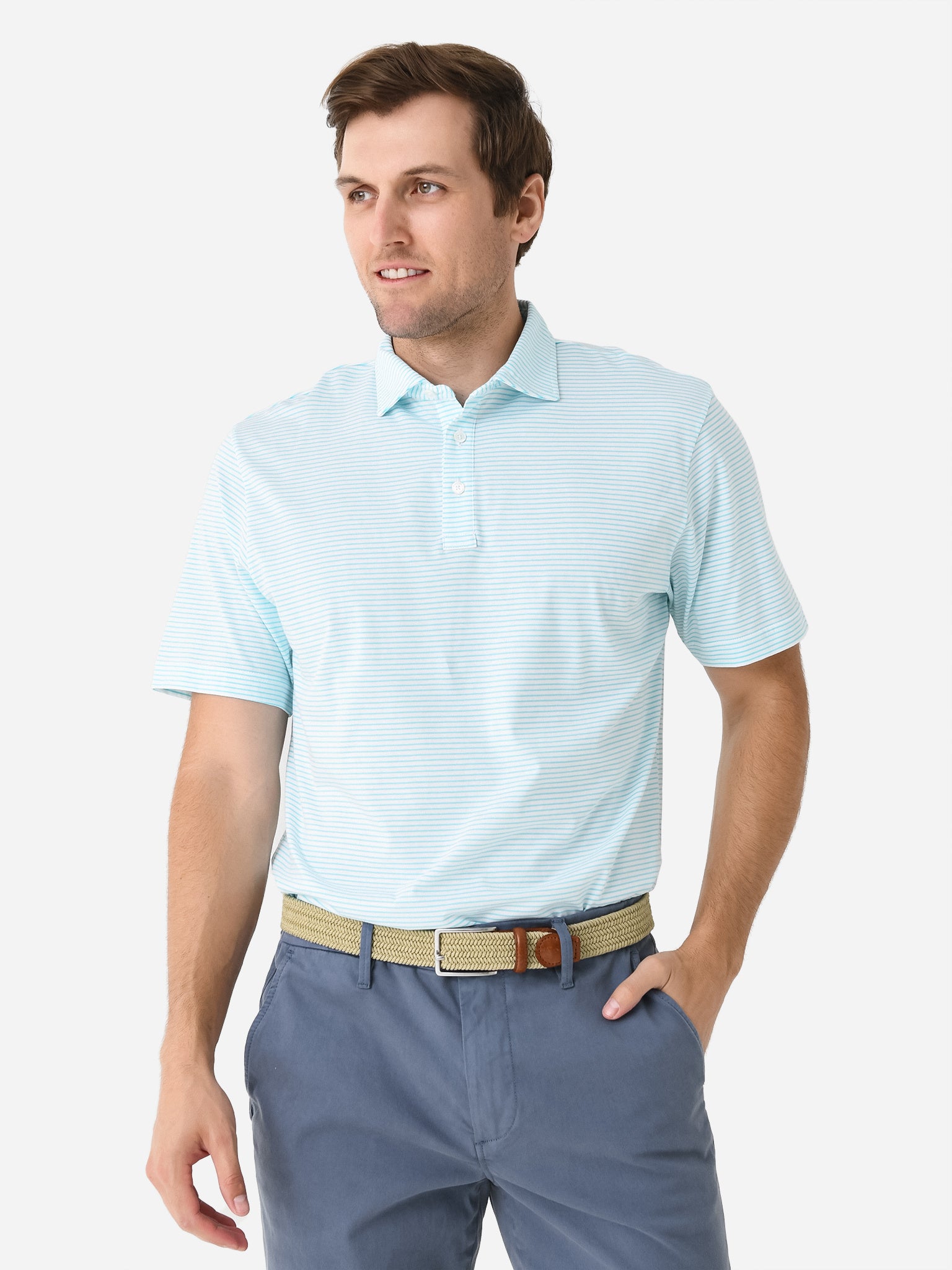 Peter Millar Crown Men's Pilot Mill Halifax Polo – saintbernard.com