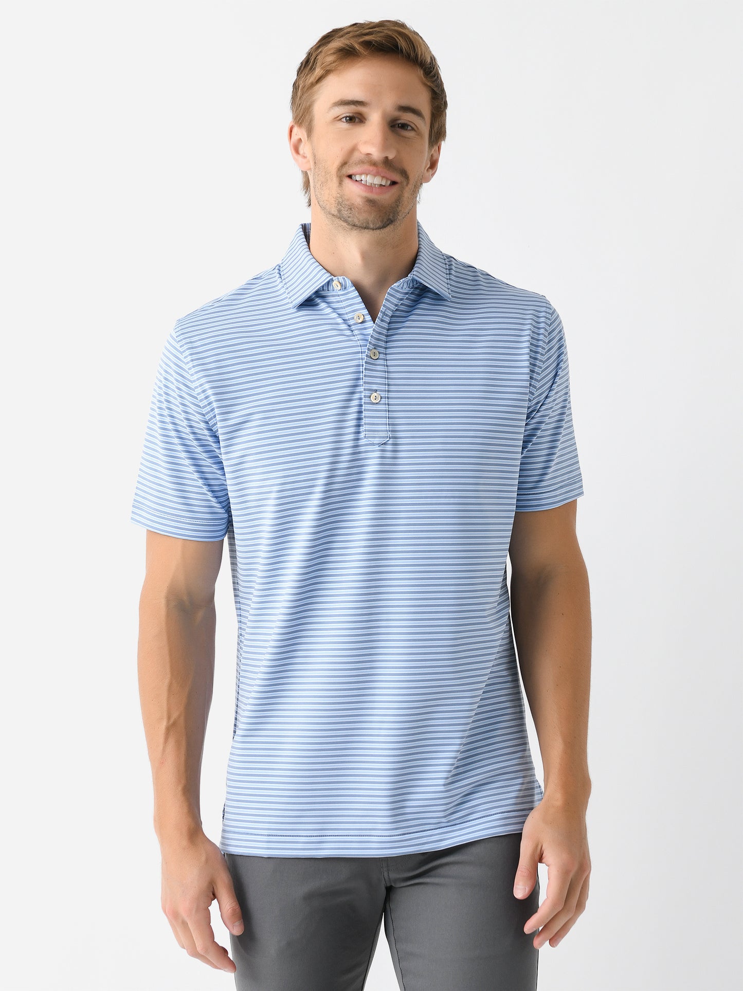 Peter Millar Crown Sport Men's Empire Performance Jersey Polo