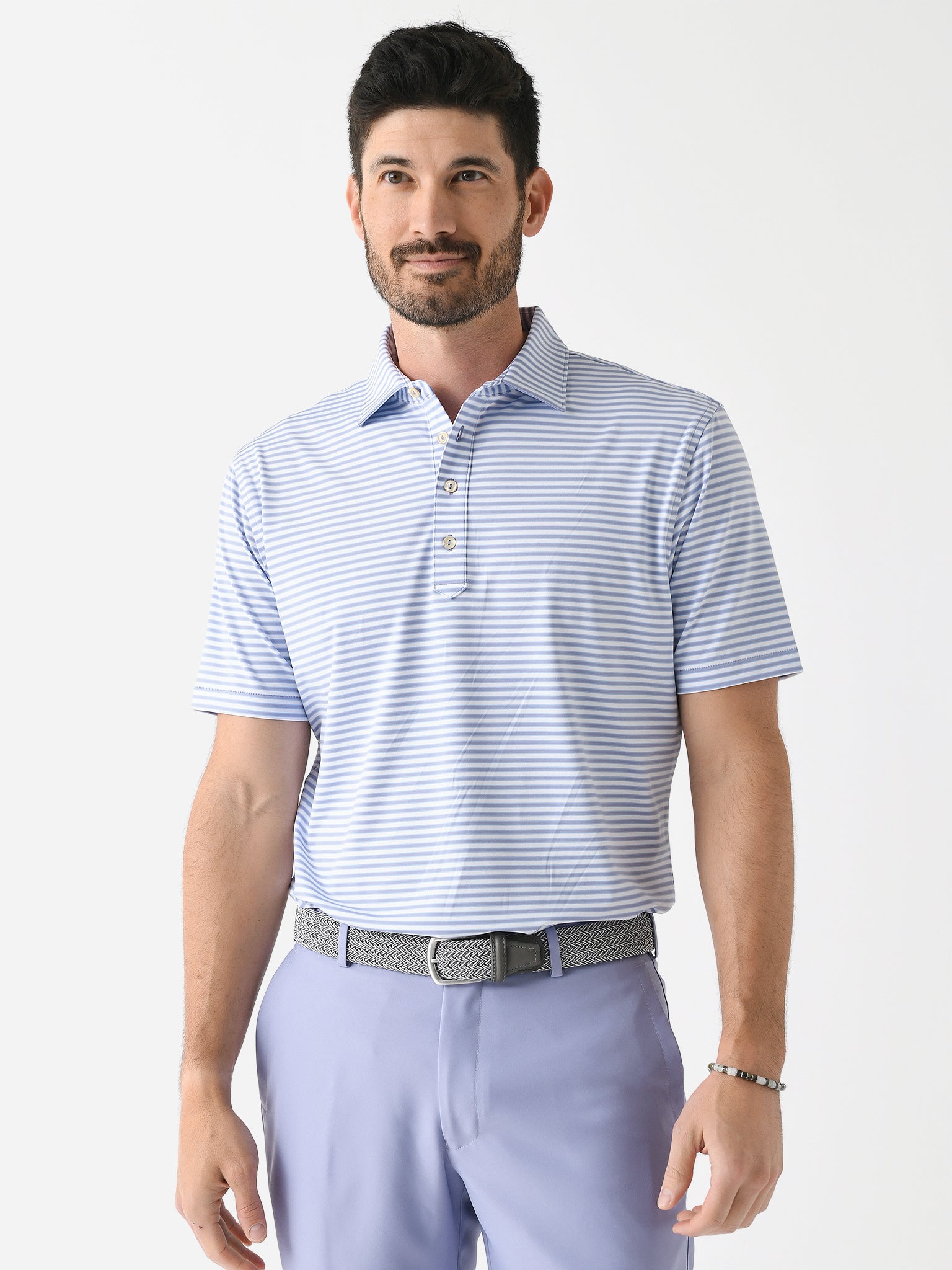 Peter Millar Crown Sport Men's Empire Performance Jersey Polo ...