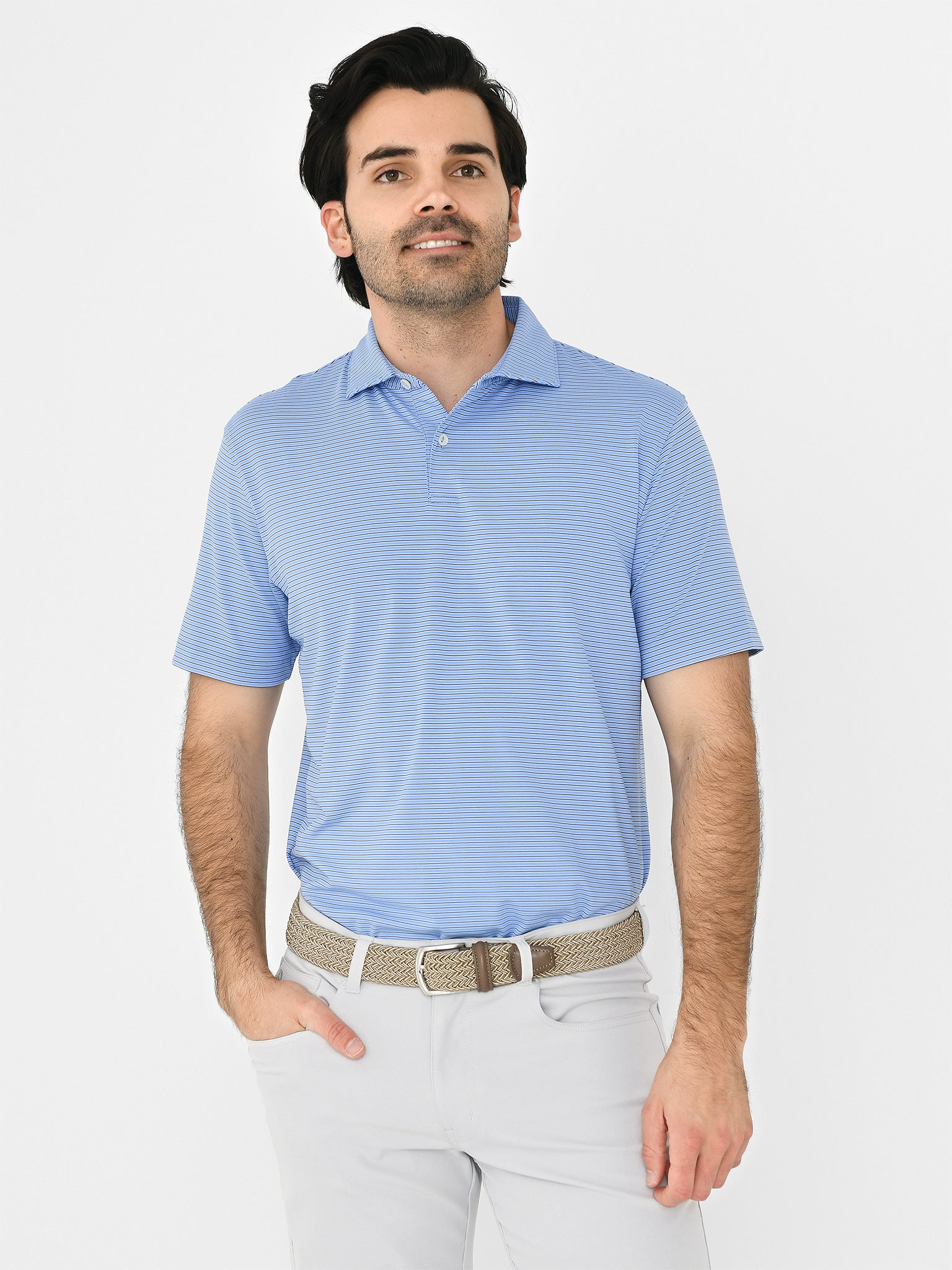 Peter Millar Crown Crafted Men's Ambrose Performance Jersey Polo ...