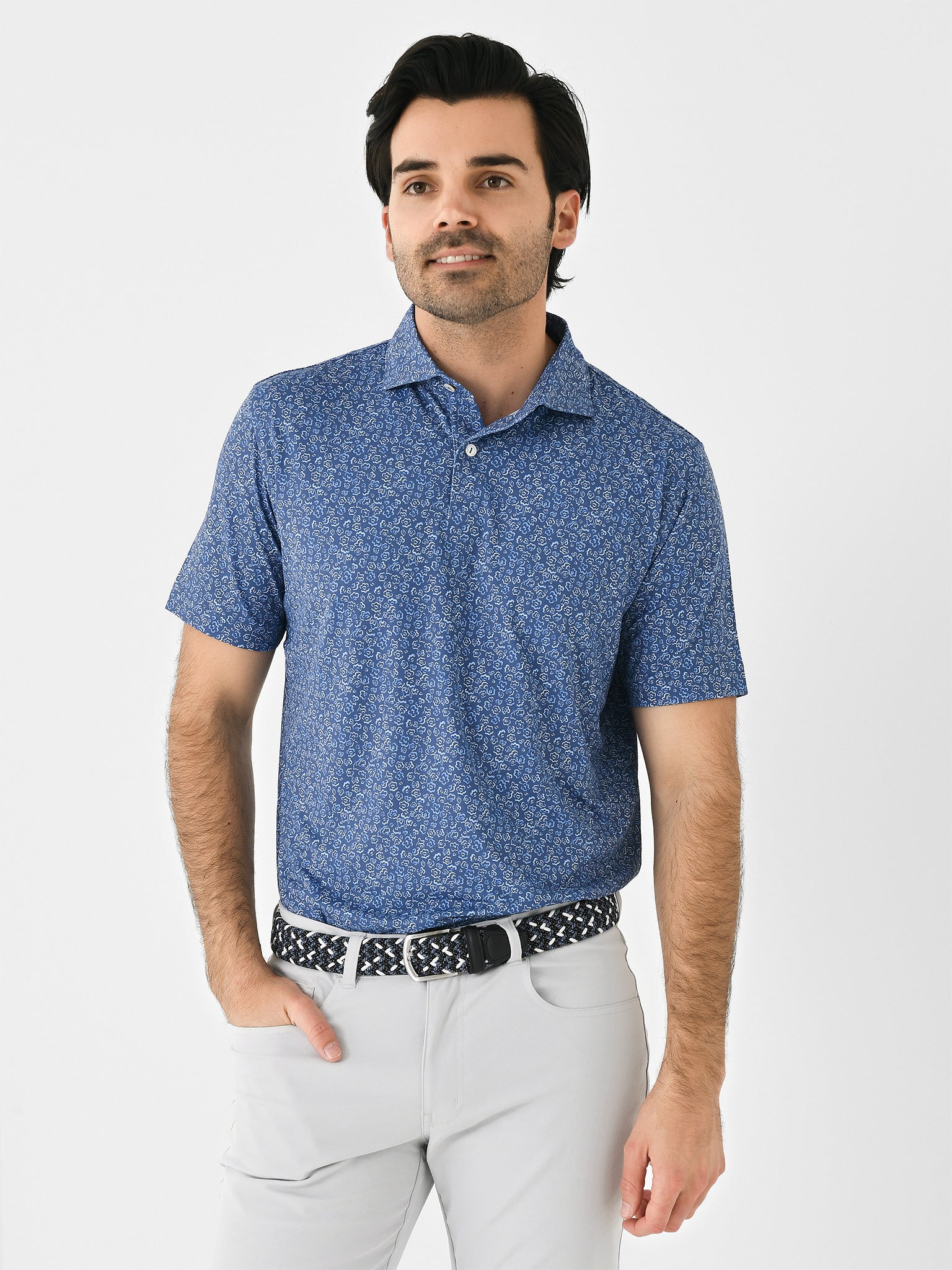 Peter Millar Crown Crafted Men's Fields Of Carlsbad Performance Jersey ...