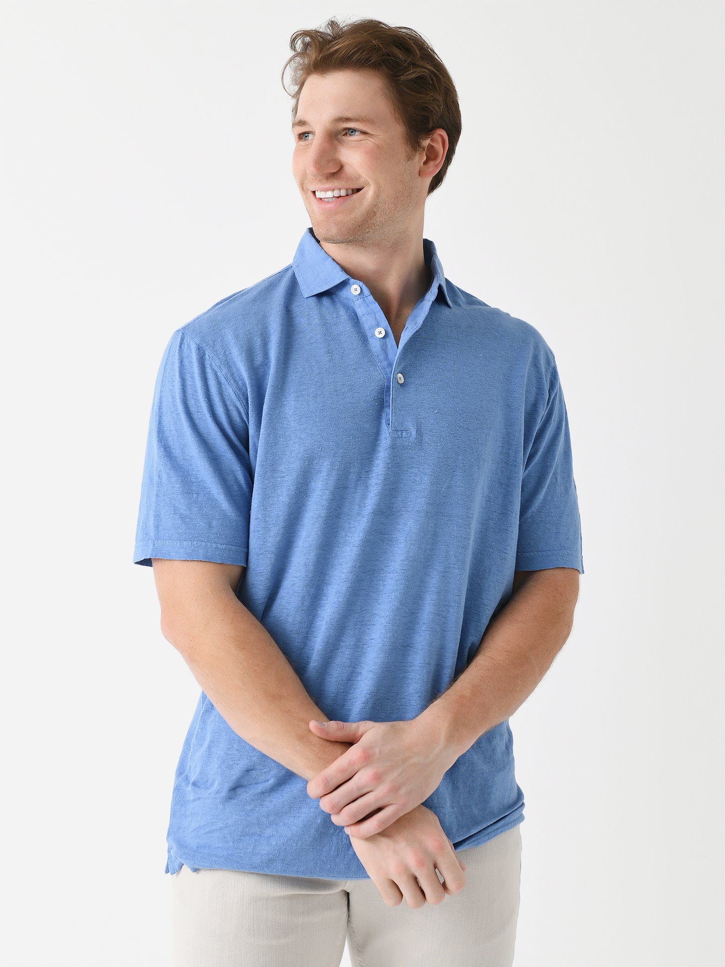 Peter Millar Crown Crafted Men's Greystone Short Sleeve Polo