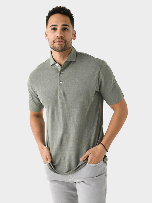 Peter Millar Crown Crafted Men's Greystone Short Sleeve Polo