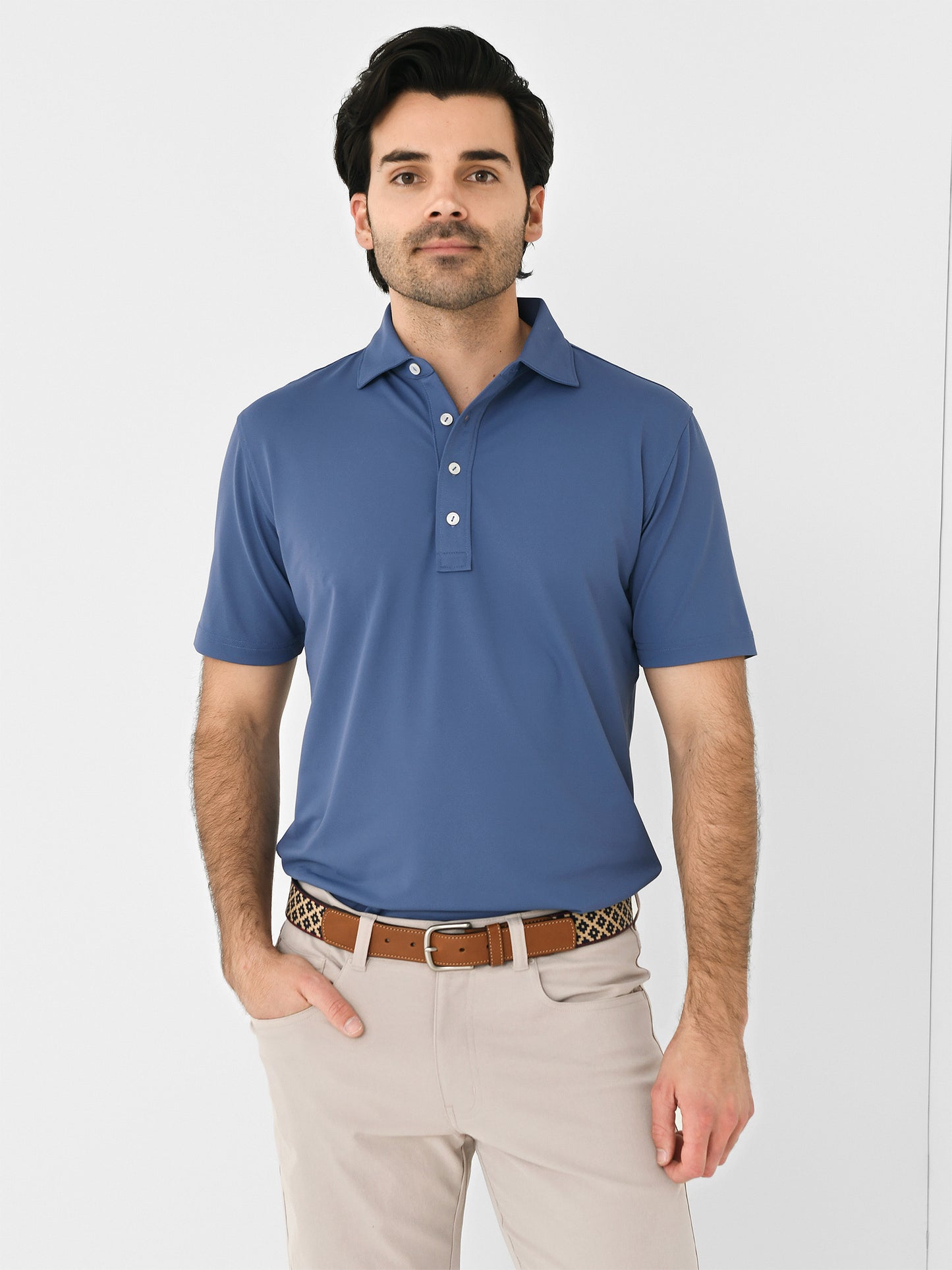 Peter Millar Crown Crafted Men's Soul Performance Mesh Polo