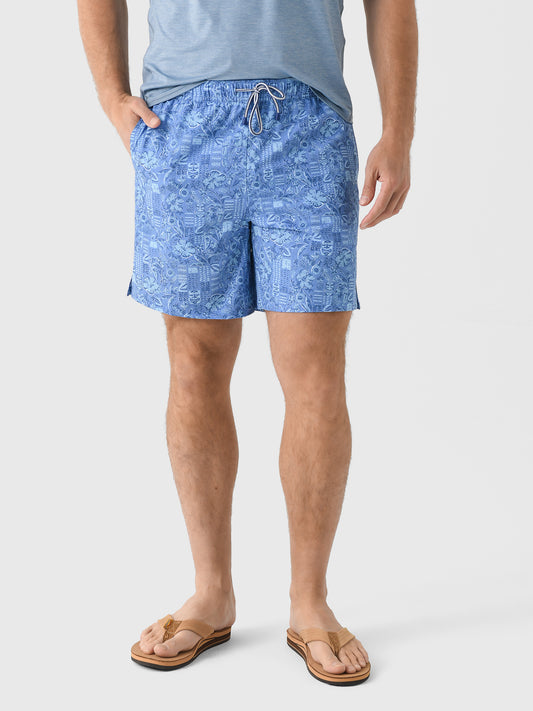 Peter Millar Crown Men's Mai Tai Swim Trunk